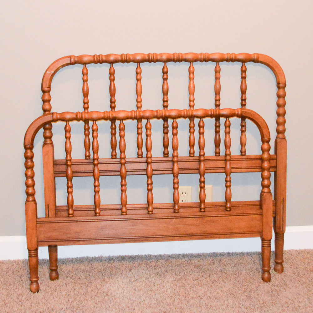 Vintage Jenny Lind Twin Bed Frame