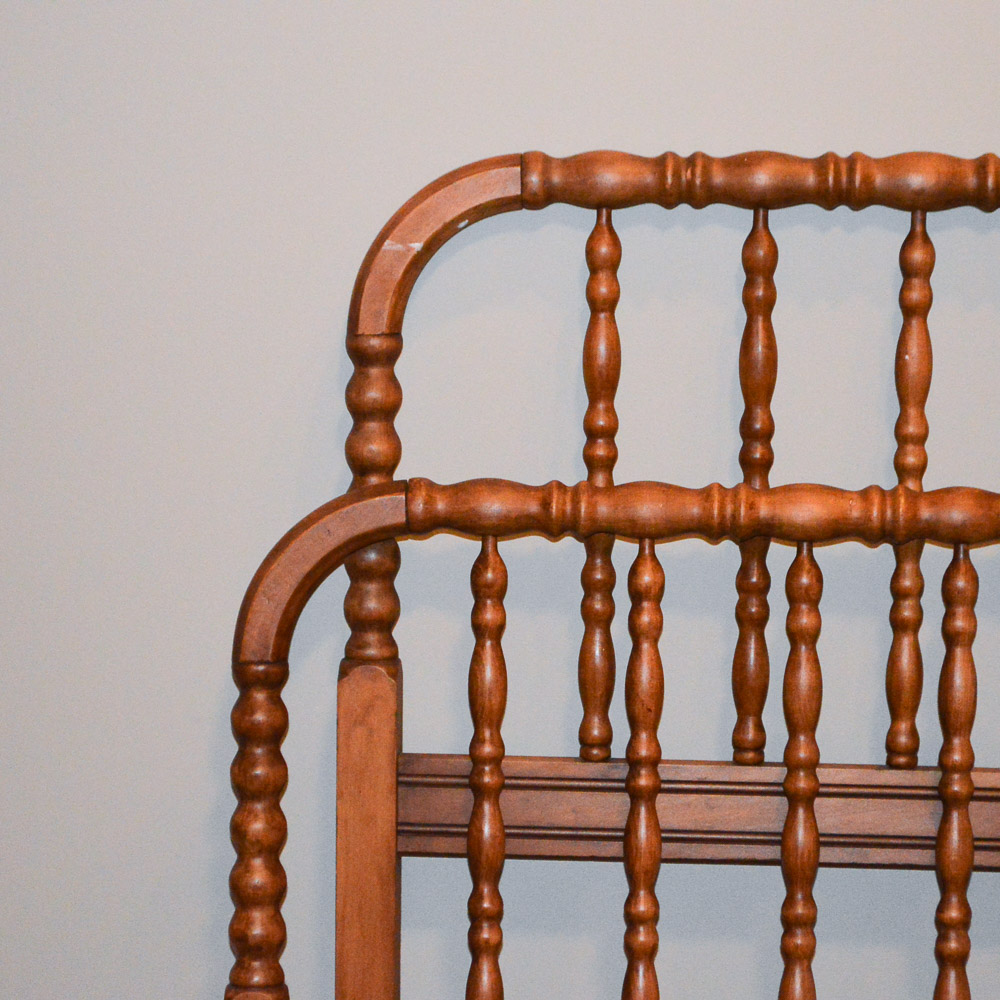 Vintage Jenny Lind Twin Bed Frame