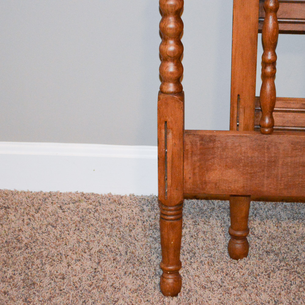 Vintage Jenny Lind Twin Bed Frame