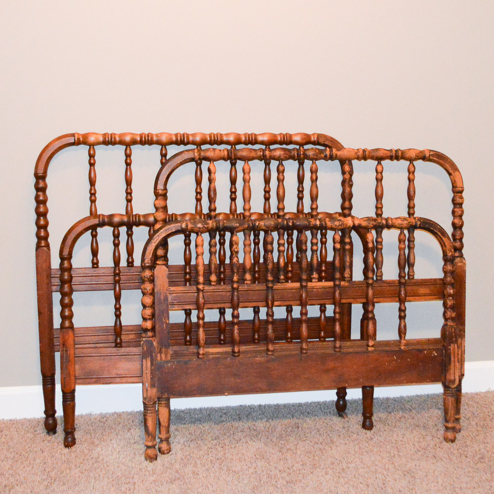 Vintage Jenny Lind Twin Bed Frames