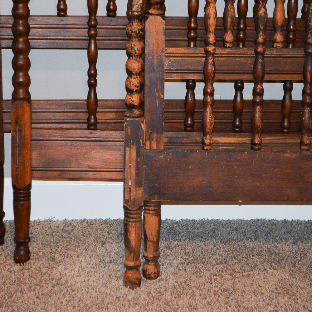 Vintage Jenny Lind Twin Bed Frames