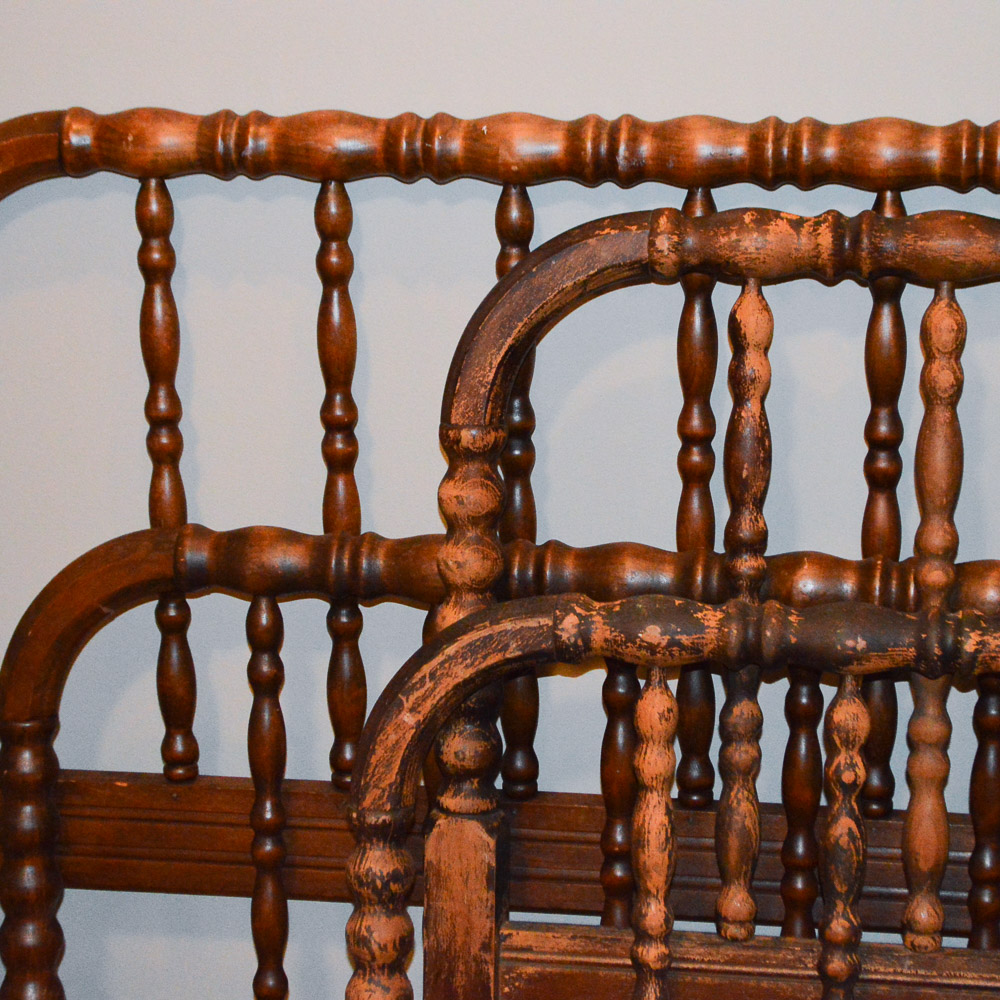 Vintage Jenny Lind Twin Bed Frames