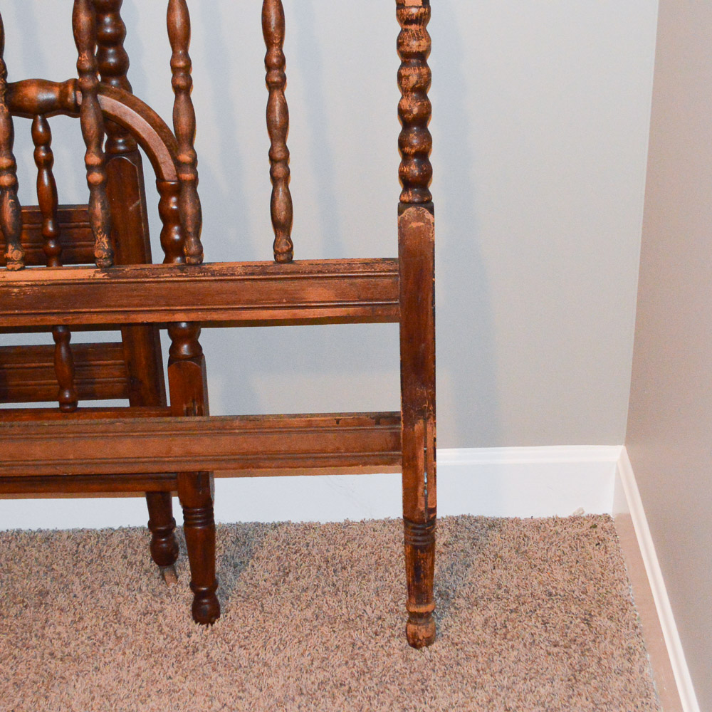 Vintage Jenny Lind Twin Bed Frames