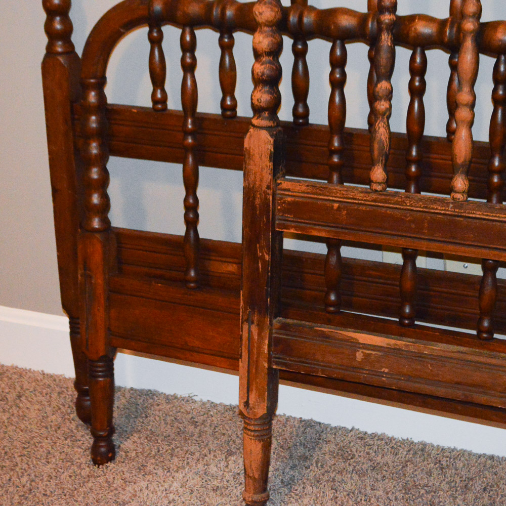 Vintage Jenny Lind Twin Bed Frames