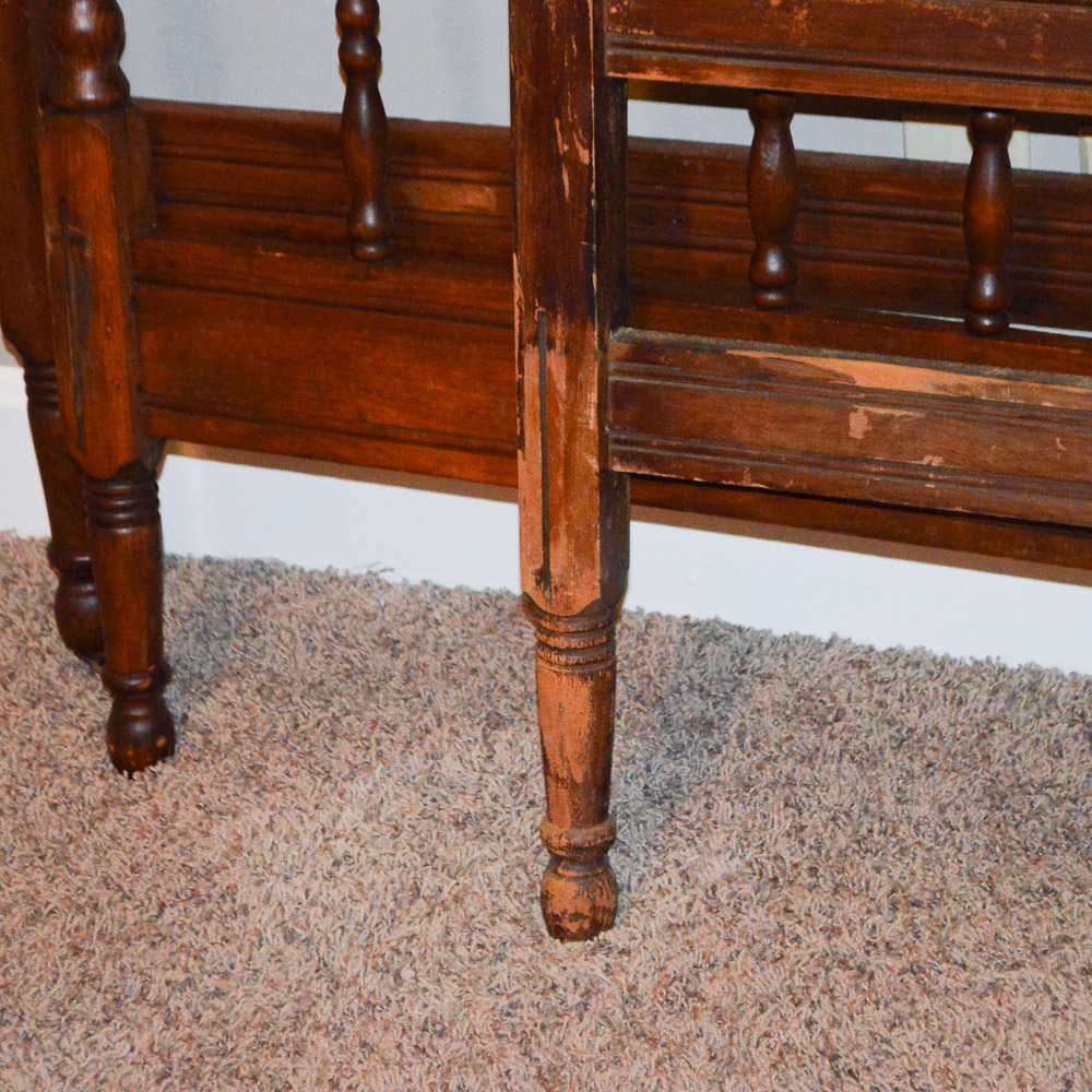 Vintage Jenny Lind Twin Bed Frames