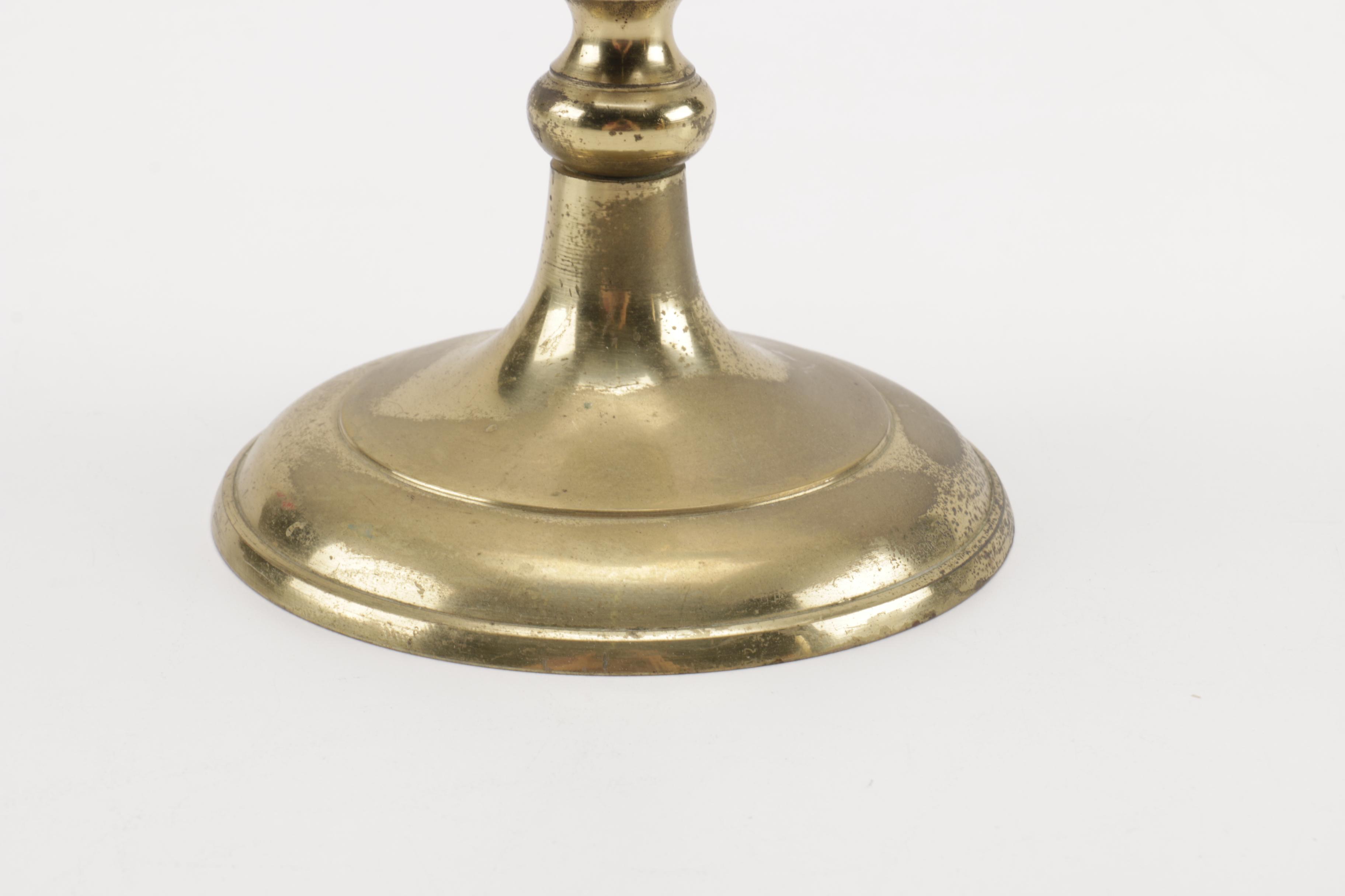 Metal Candlesticks With Accessories Featuring Brass