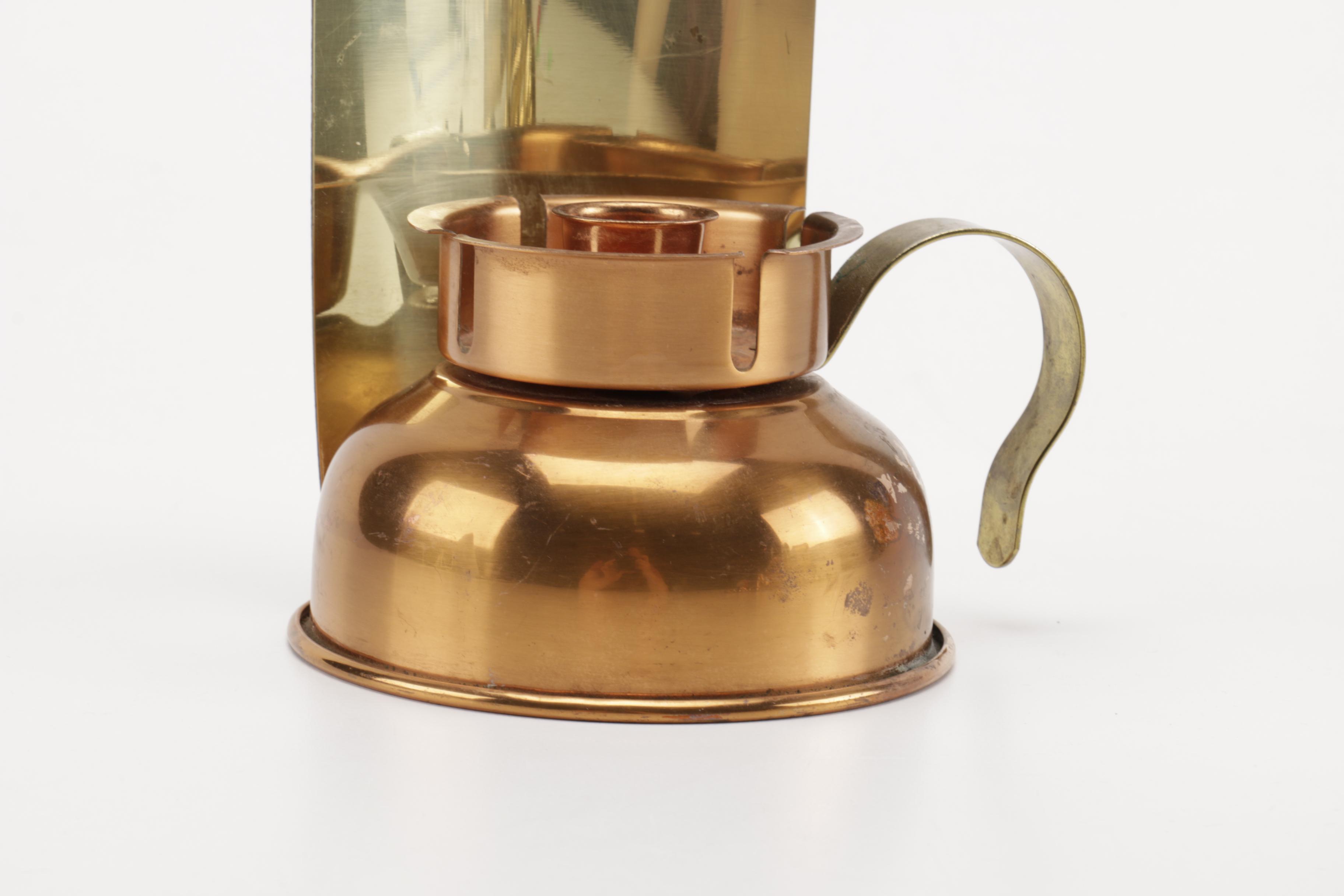 Metal Candlesticks With Accessories Featuring Brass