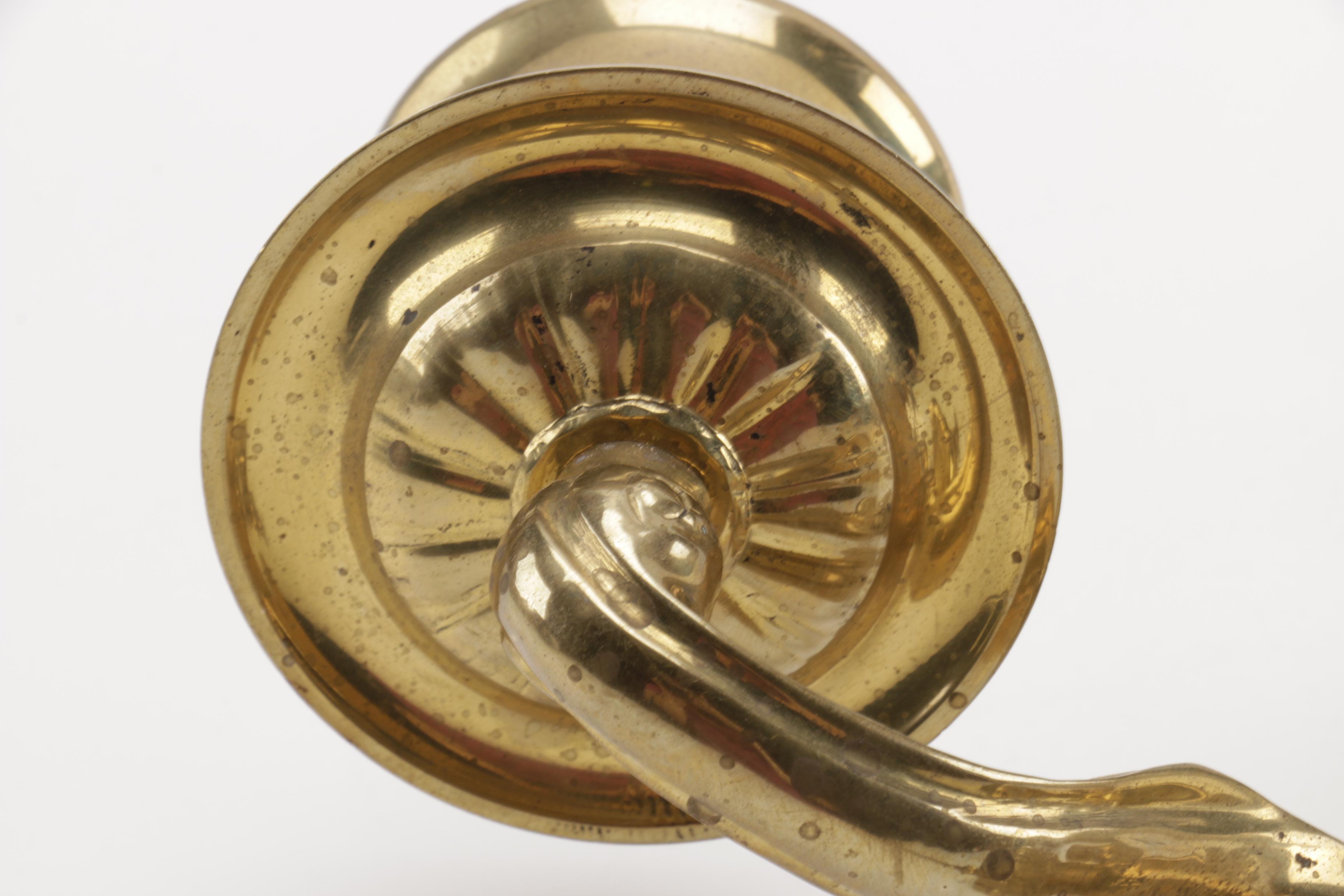Metal Candlesticks With Accessories Featuring Brass