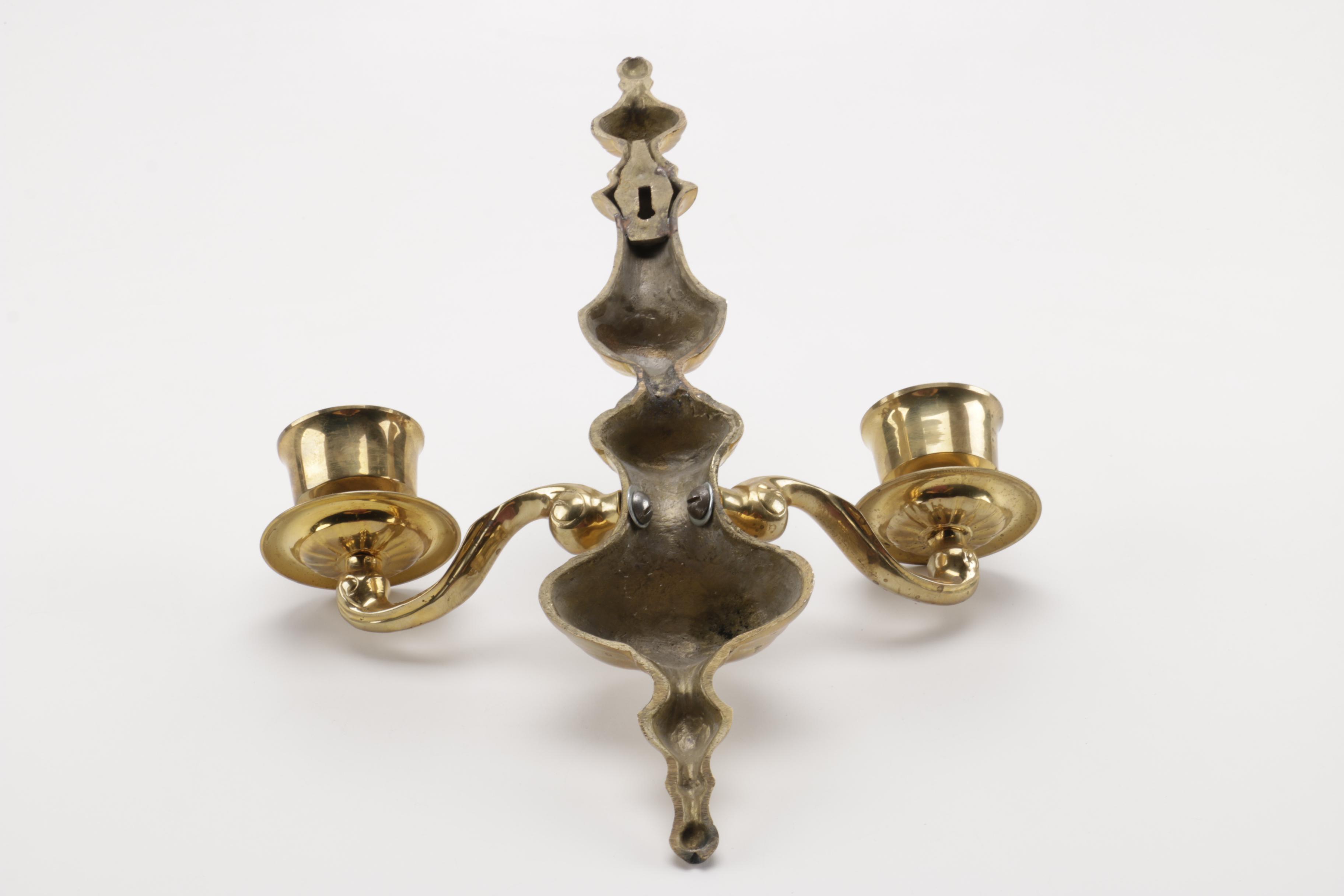 Metal Candlesticks With Accessories Featuring Brass