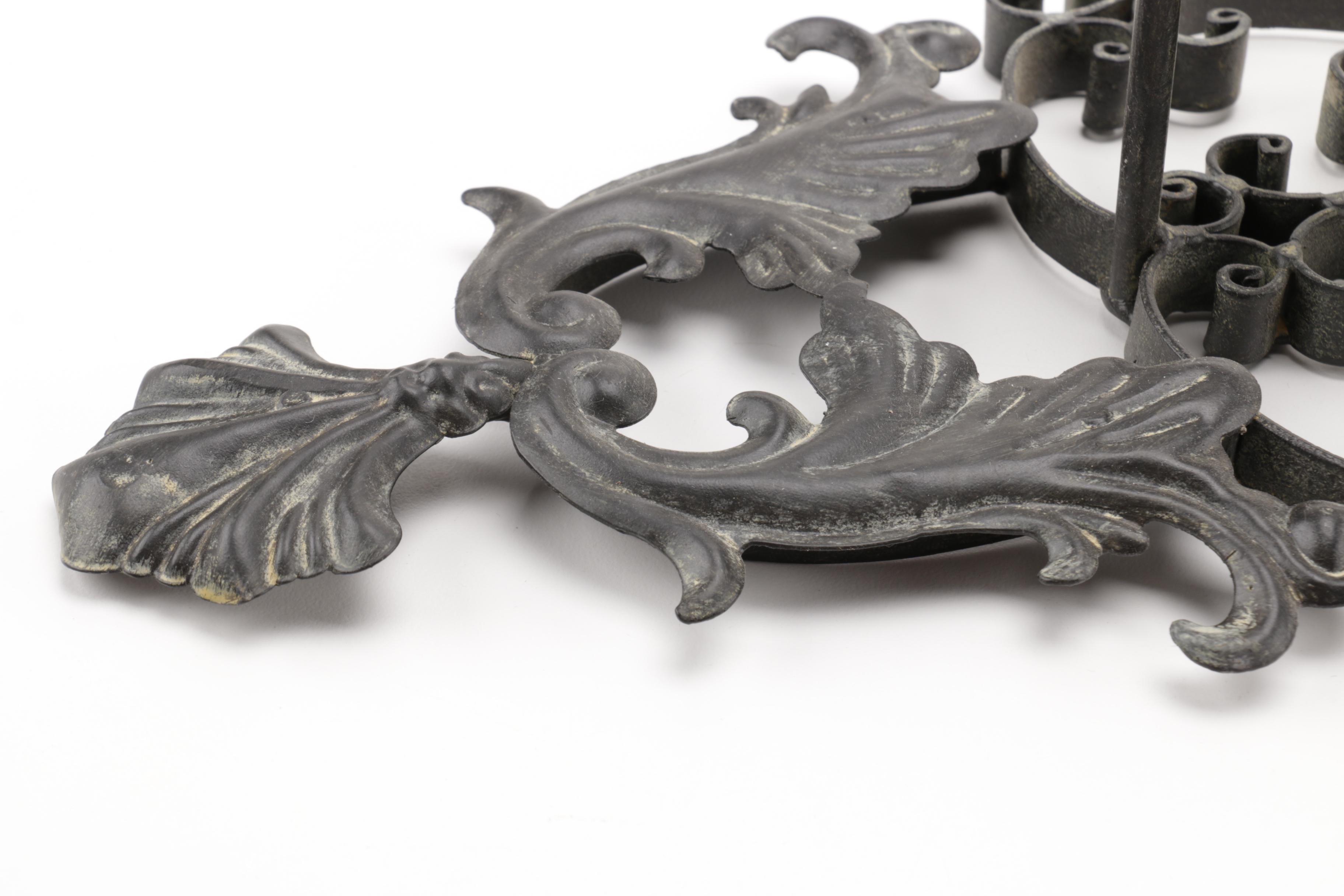 Two Hanging Candle Sconces