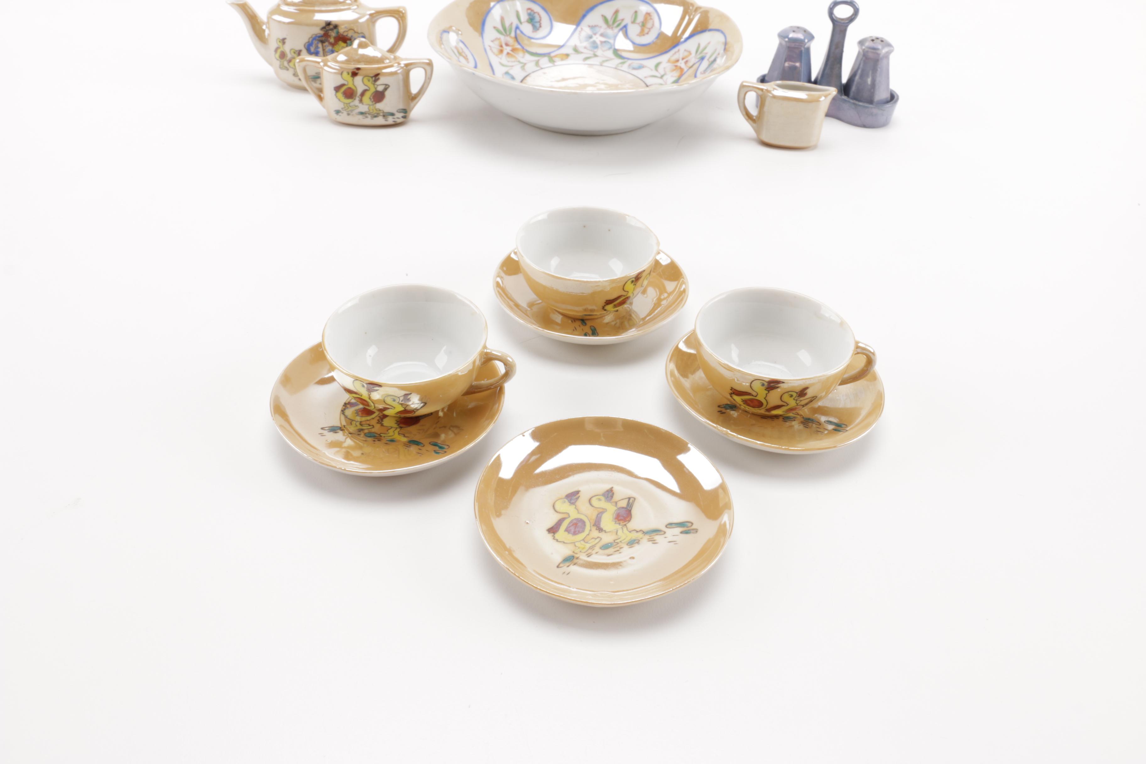 Hand Painted Japanese Porcelain Set