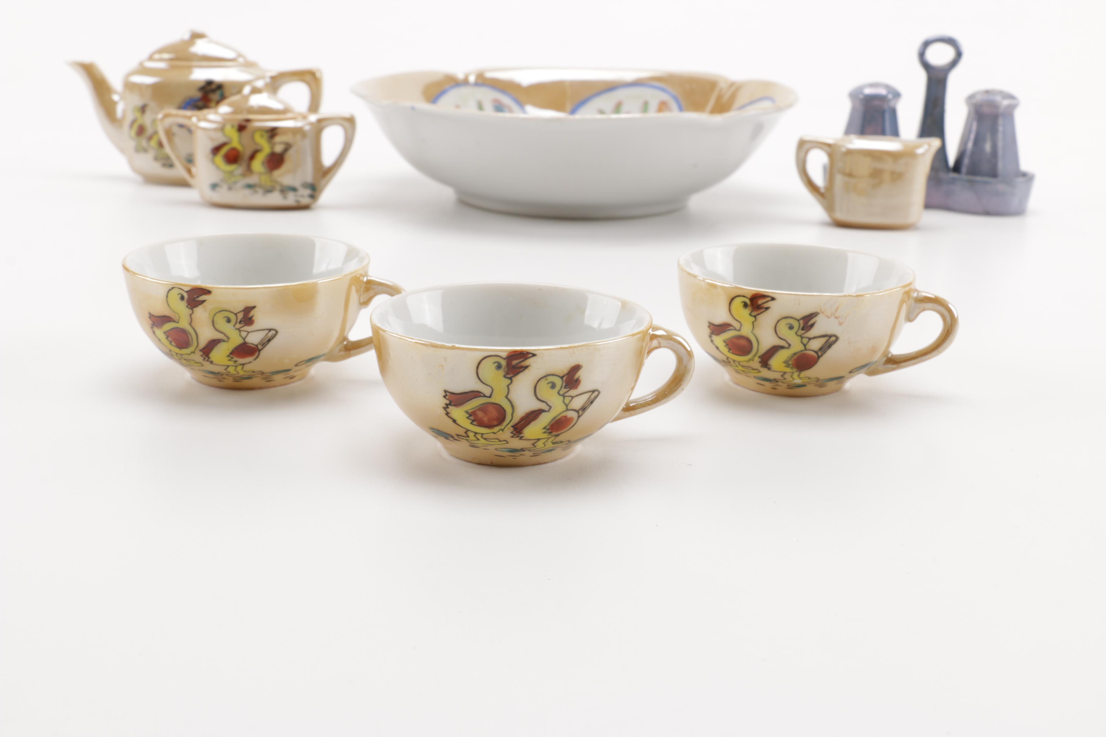 Hand Painted Japanese Porcelain Set