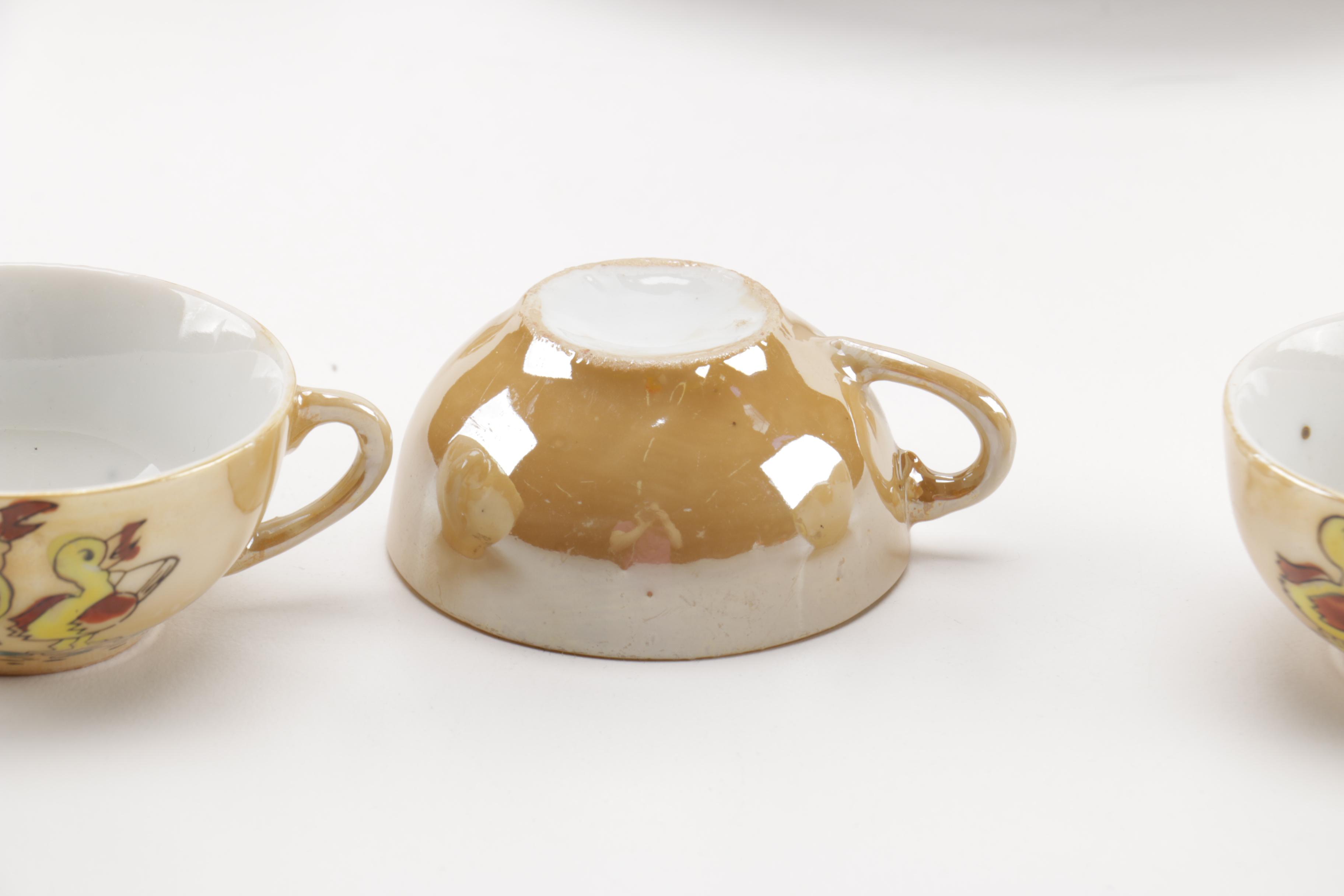 Hand Painted Japanese Porcelain Set