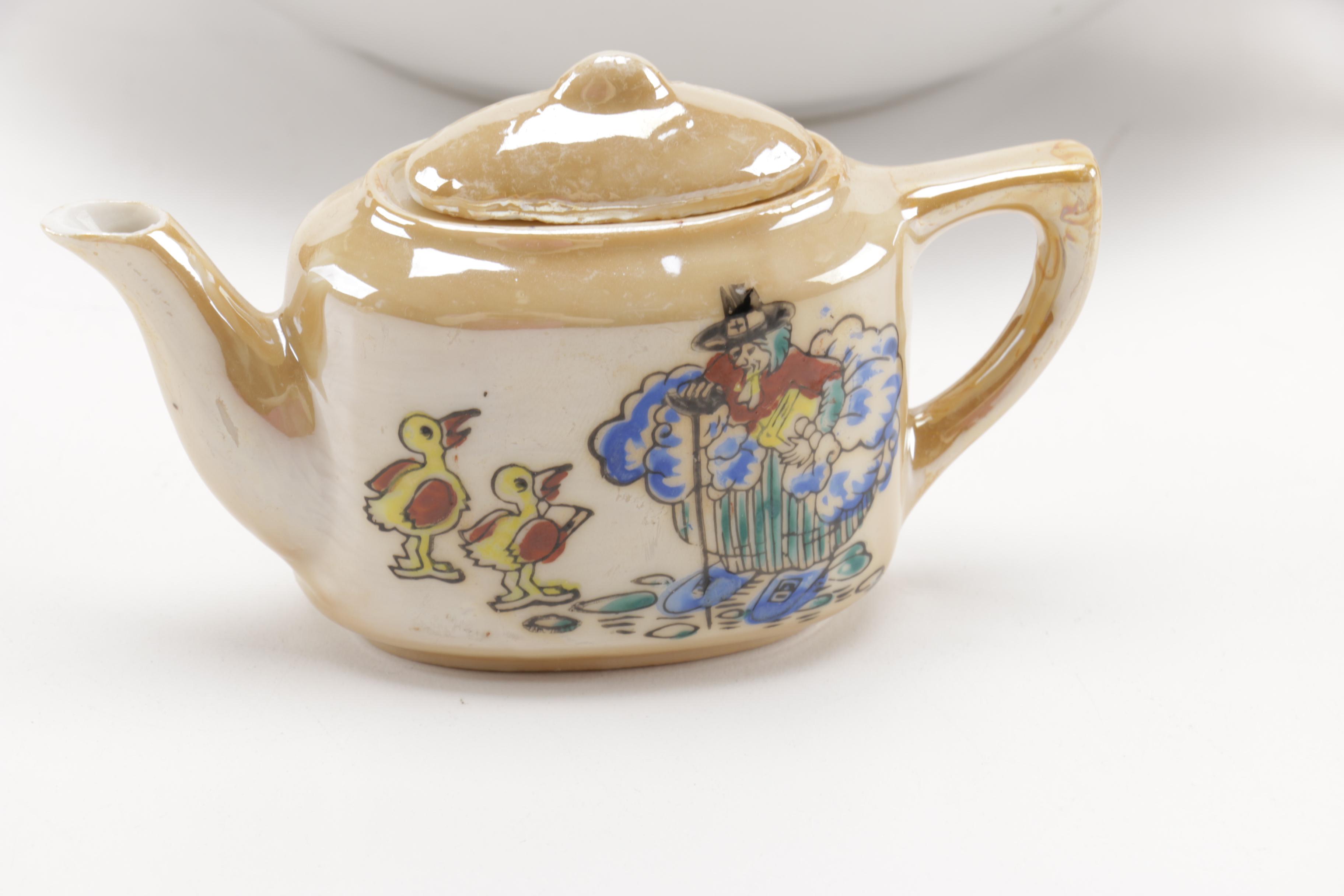 Hand Painted Japanese Porcelain Set