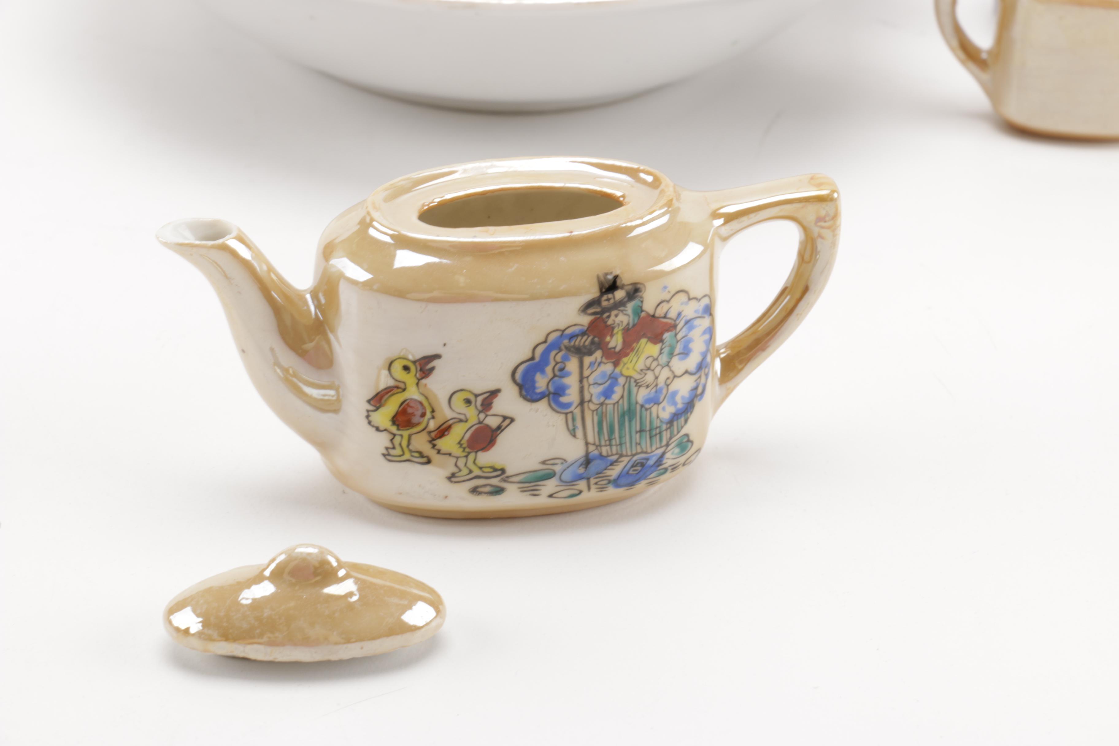 Hand Painted Japanese Porcelain Set
