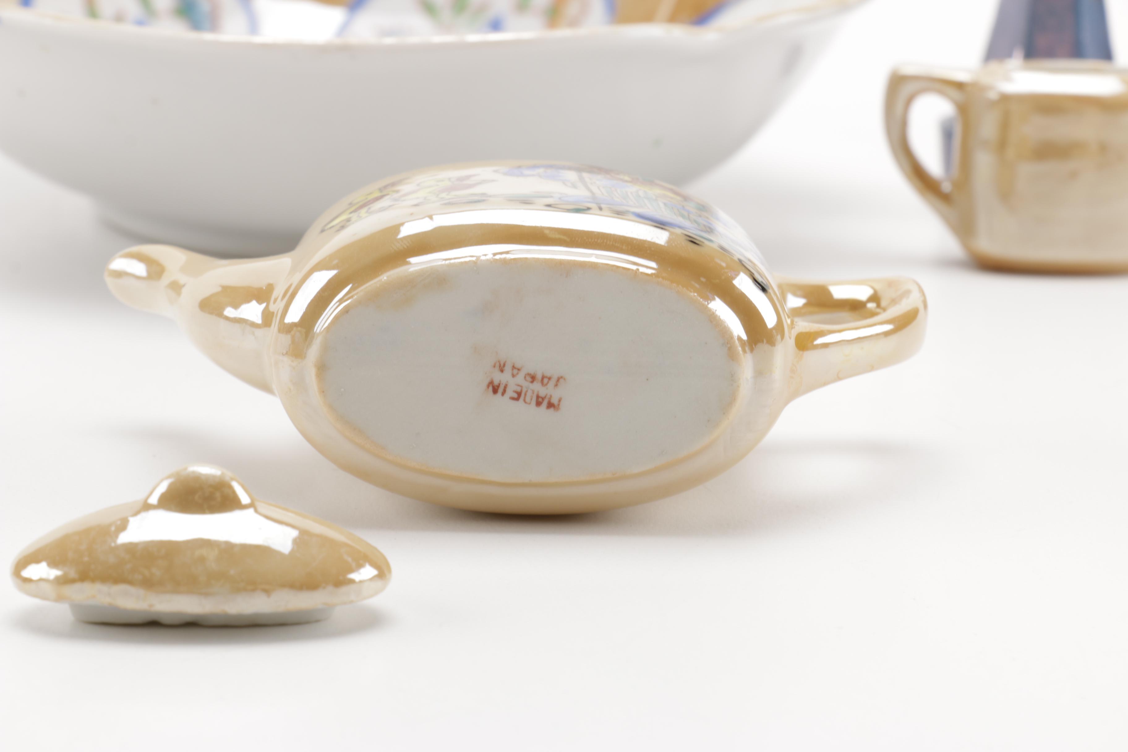 Hand Painted Japanese Porcelain Set