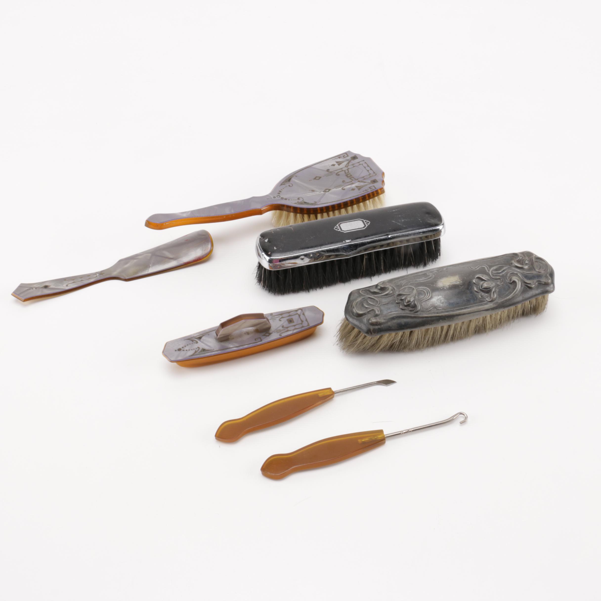 Art Deco Style Shoe Shine Kit