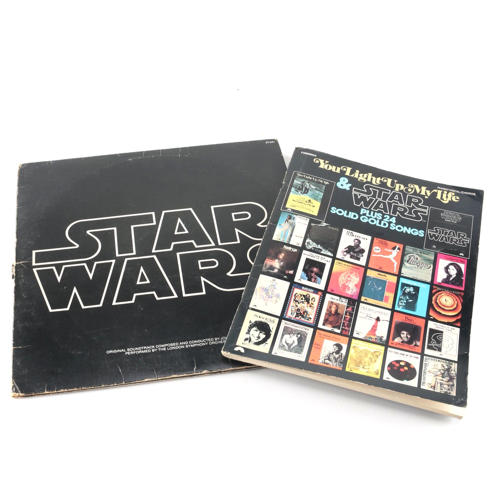 "Star Wars" Soundtrack LP and Songbook