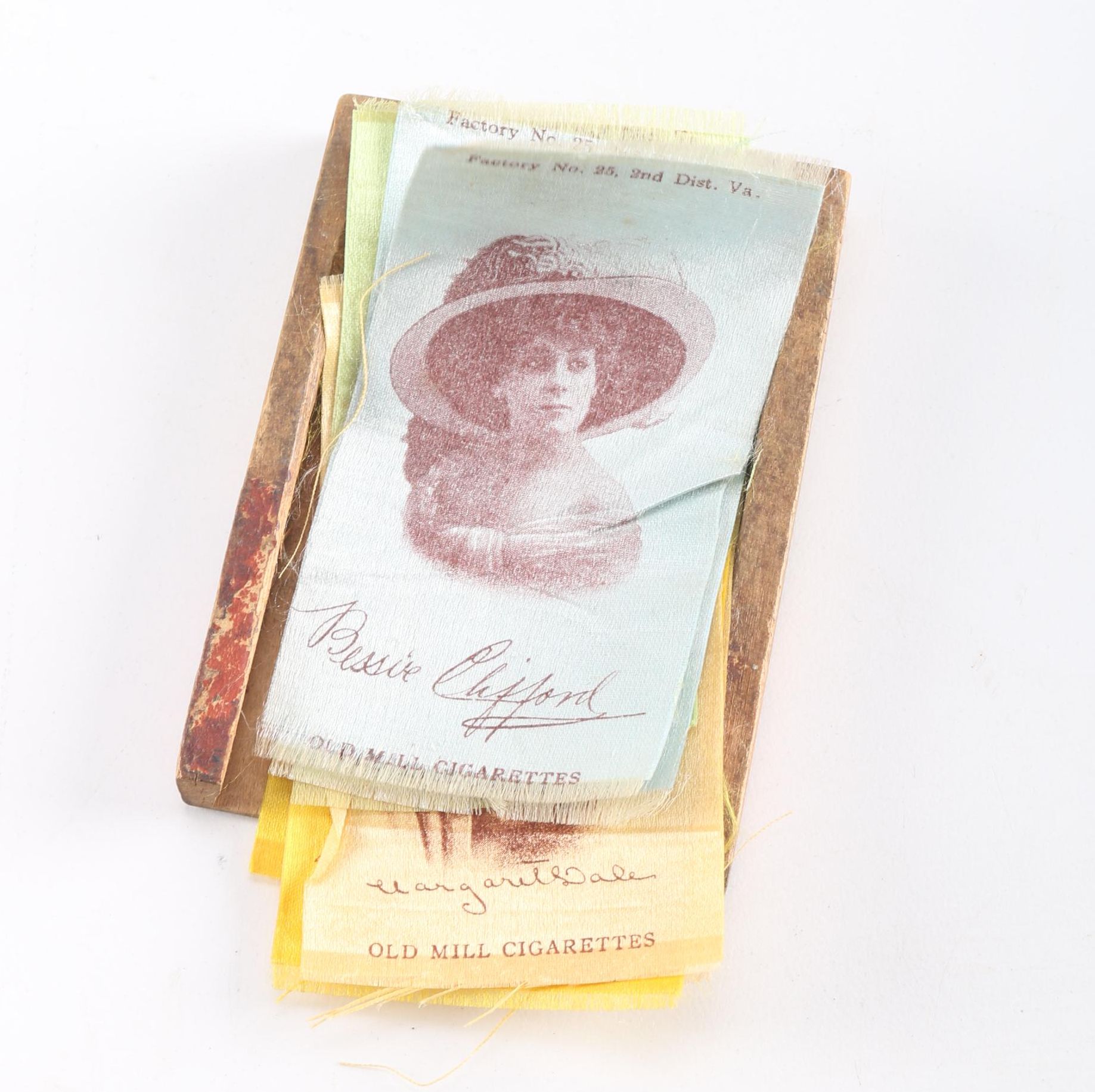 Early 20th Century Old Mill Cigarette Actress Silks