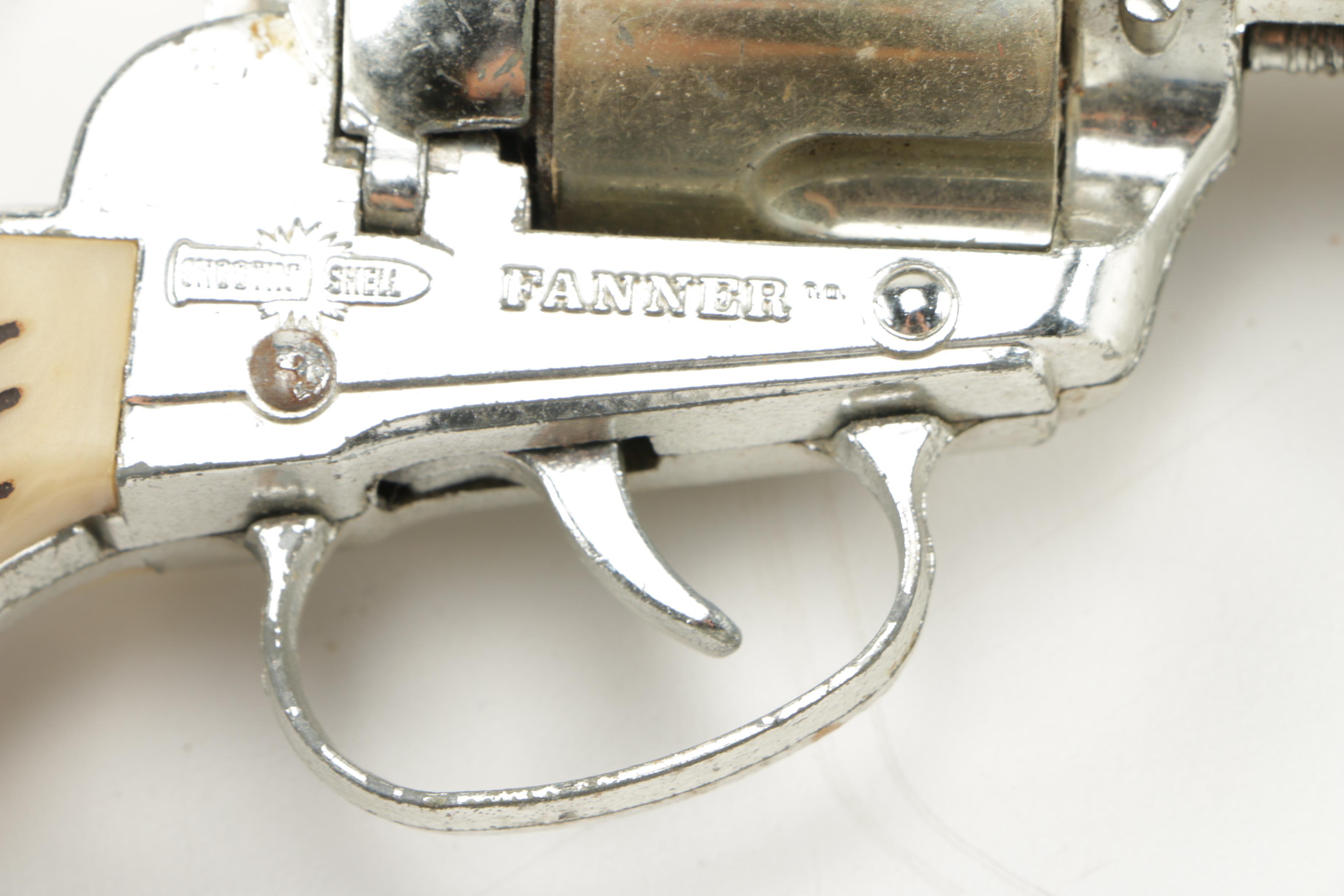 Mattel Vintage Toy Revolvers With Gun Belts