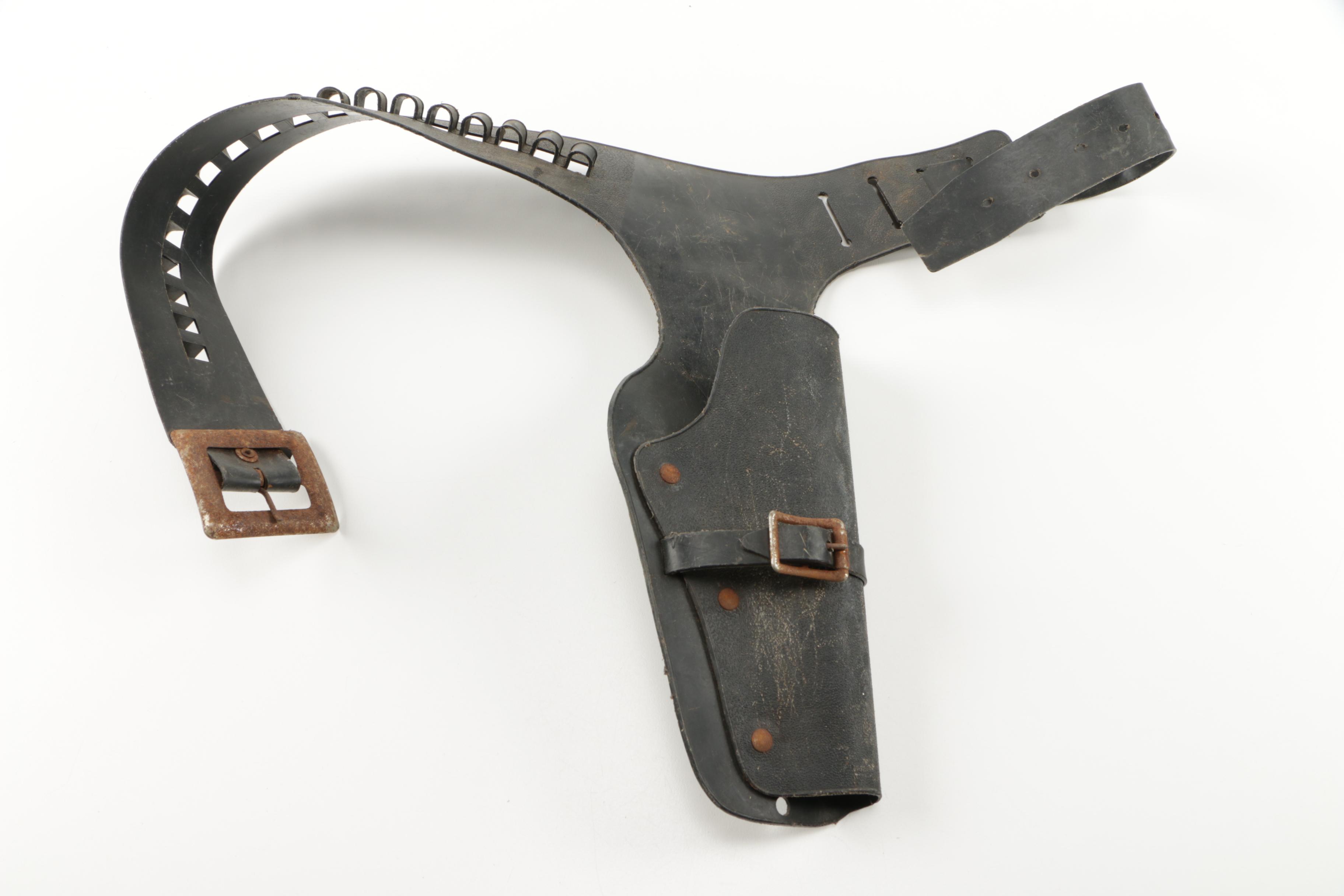 Mattel Vintage Toy Revolvers With Gun Belts