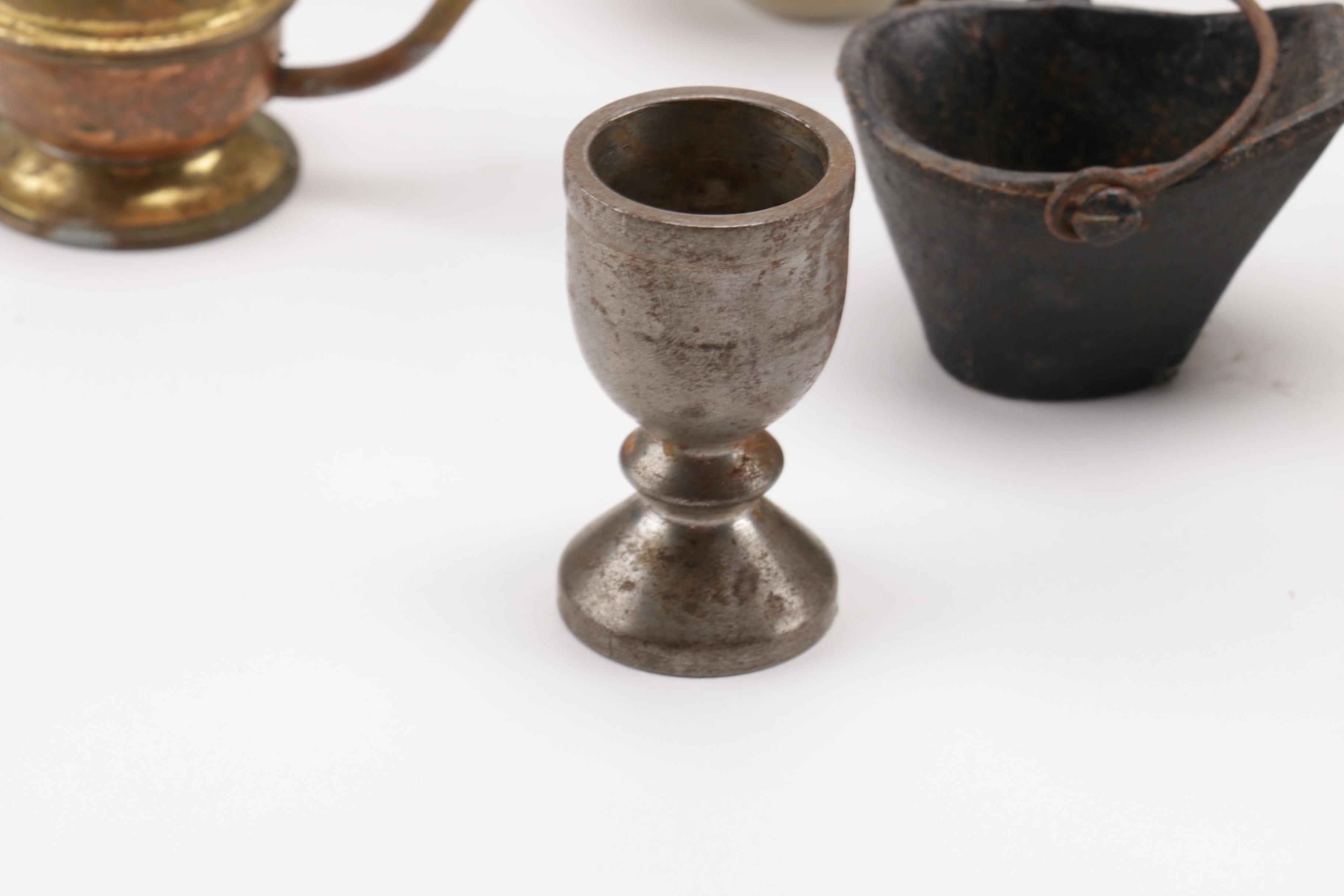 Vintage to Antique Metal and Stoneware Kitchen and Campwares