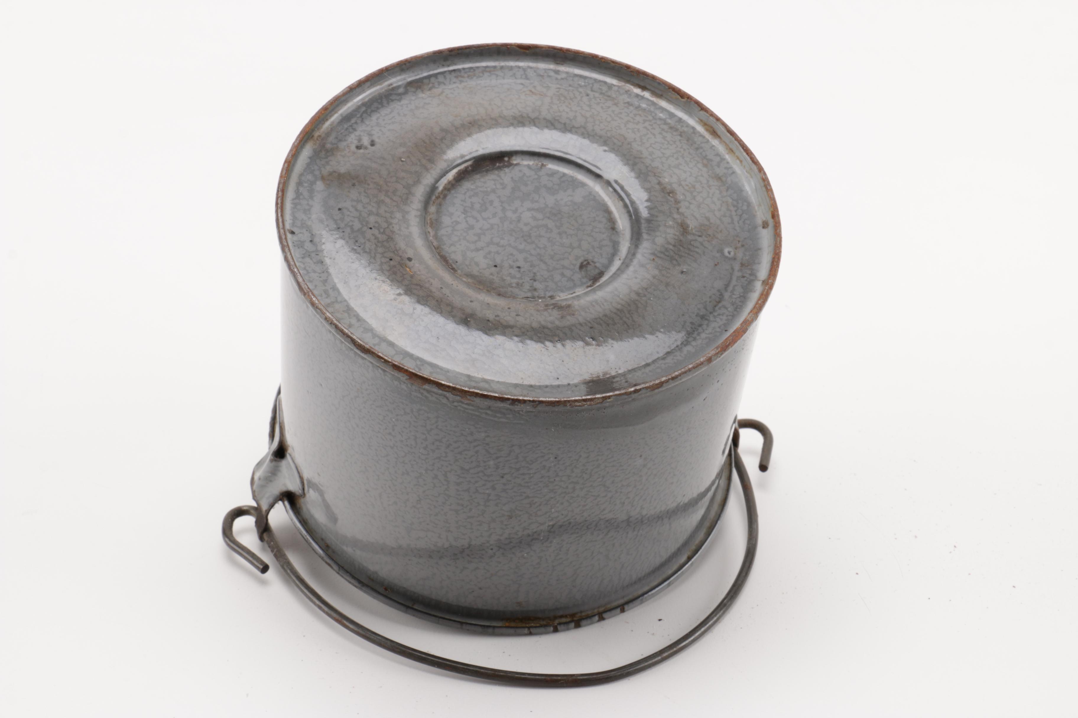 Vintage to Antique Metal and Stoneware Kitchen and Campwares