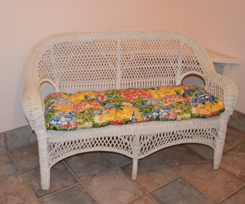 Wicker Loveseat