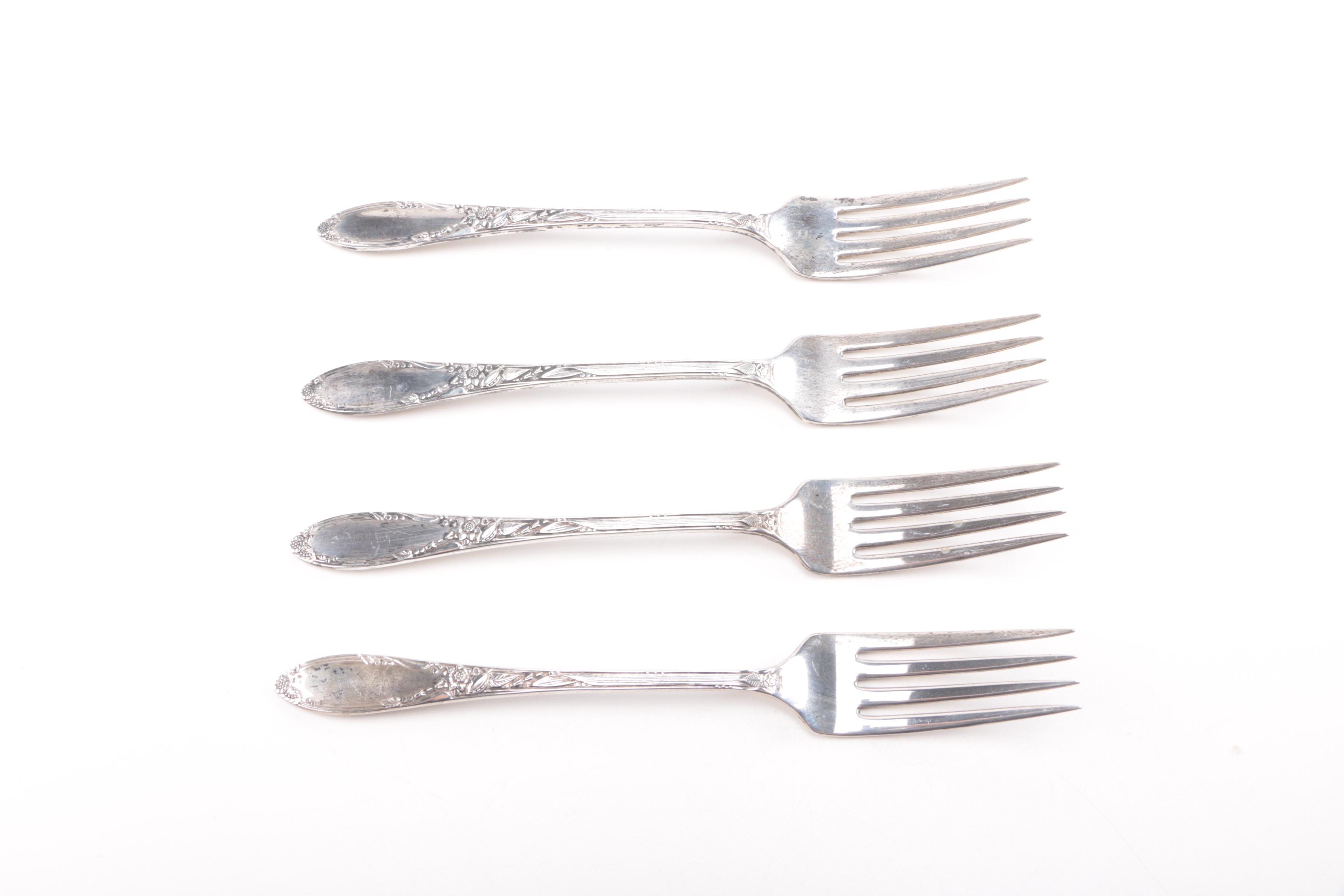 Oneida "Virginian" Sterling Silver Flatware Set