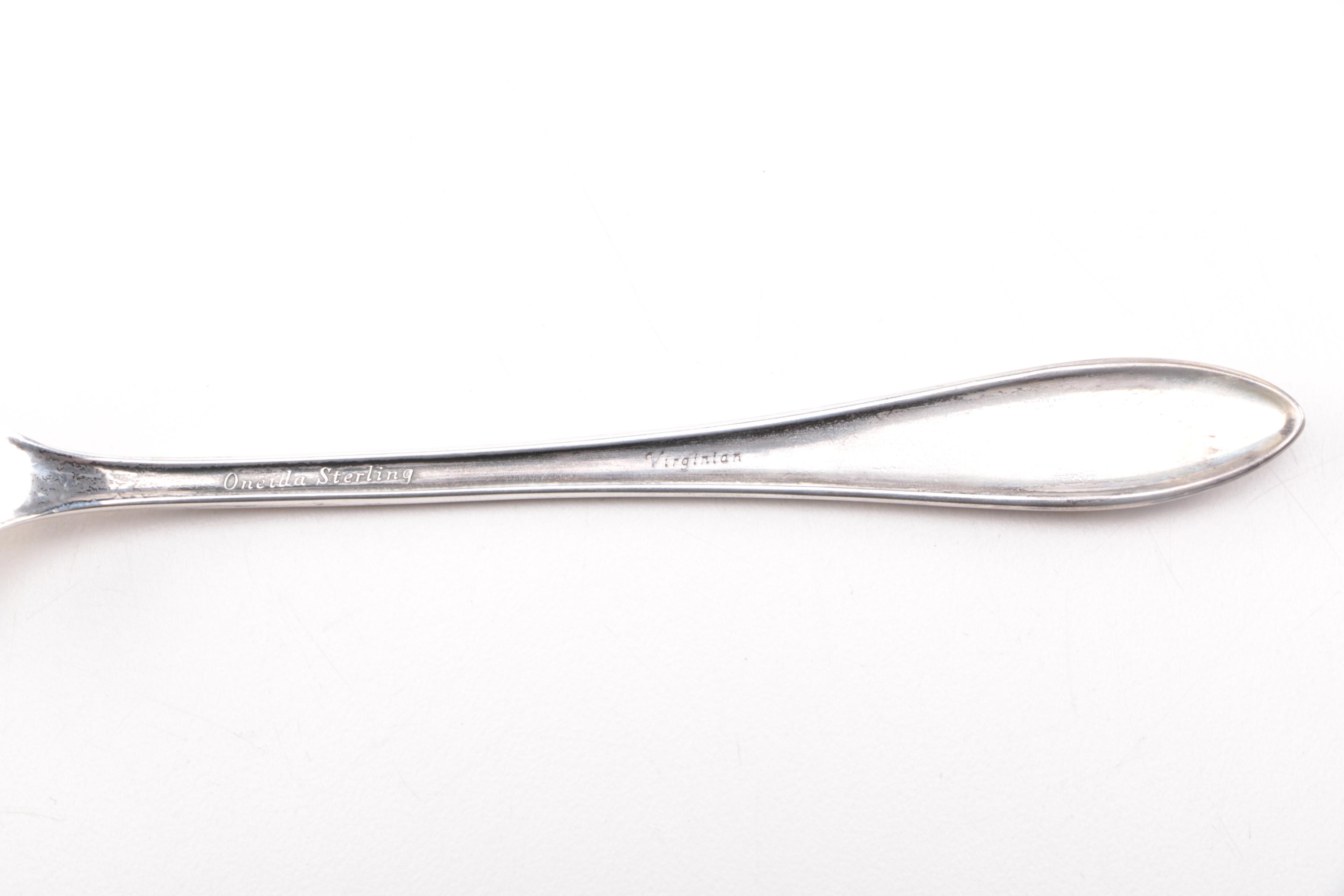 Oneida "Virginian" Sterling Silver Flatware Set