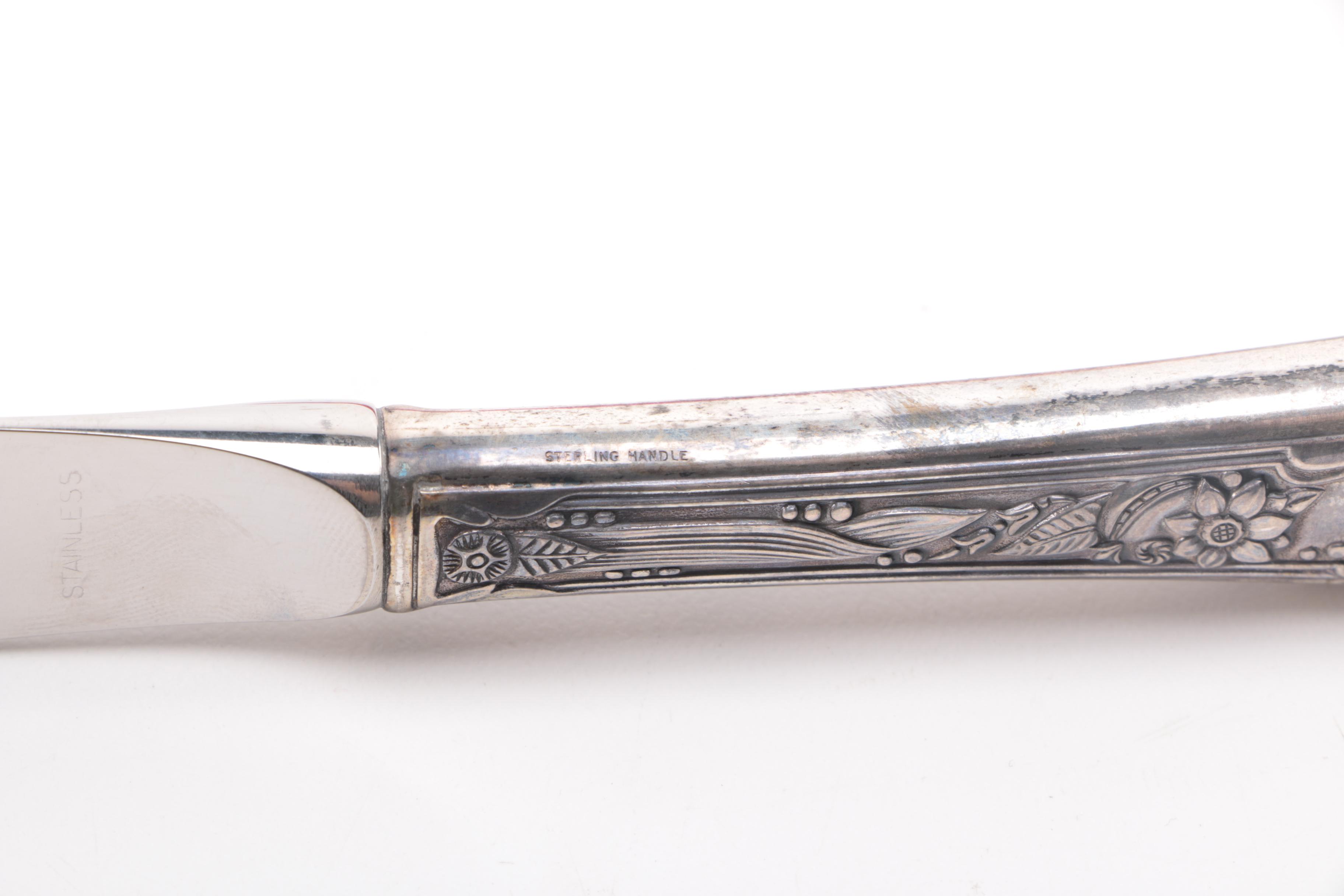 Oneida "Virginian" Sterling Silver Flatware Set