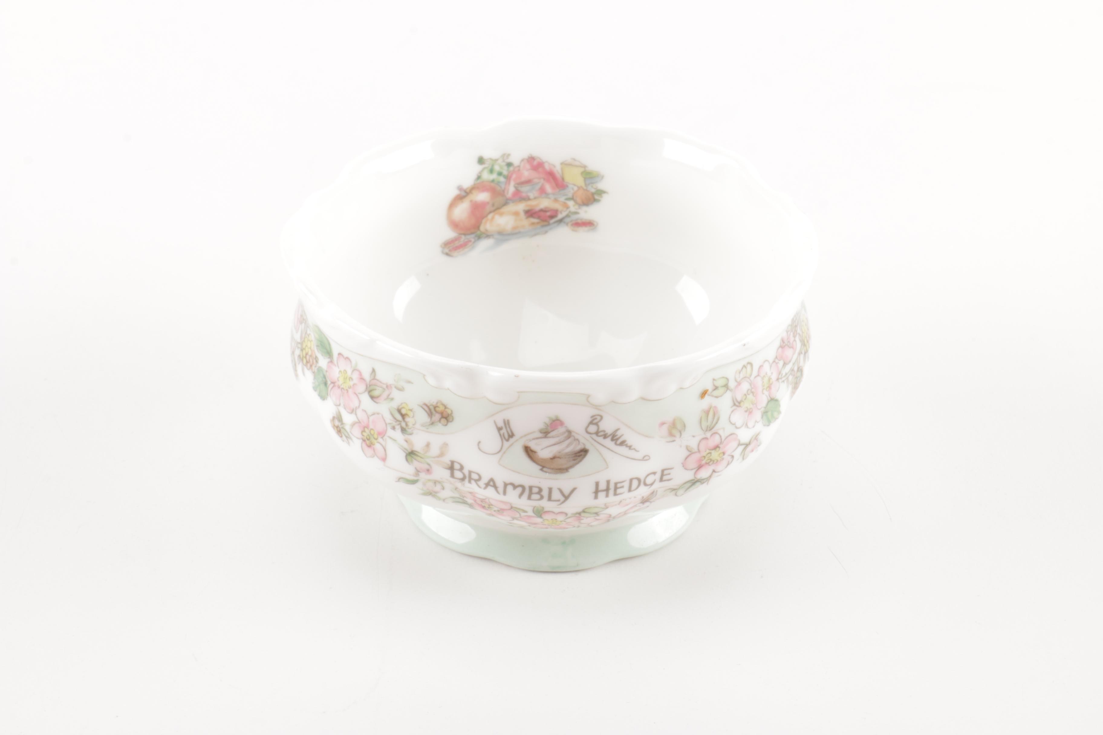 Royal Doulton "Brambly Hedge Tea Service" Creamer and Sugar Bowl