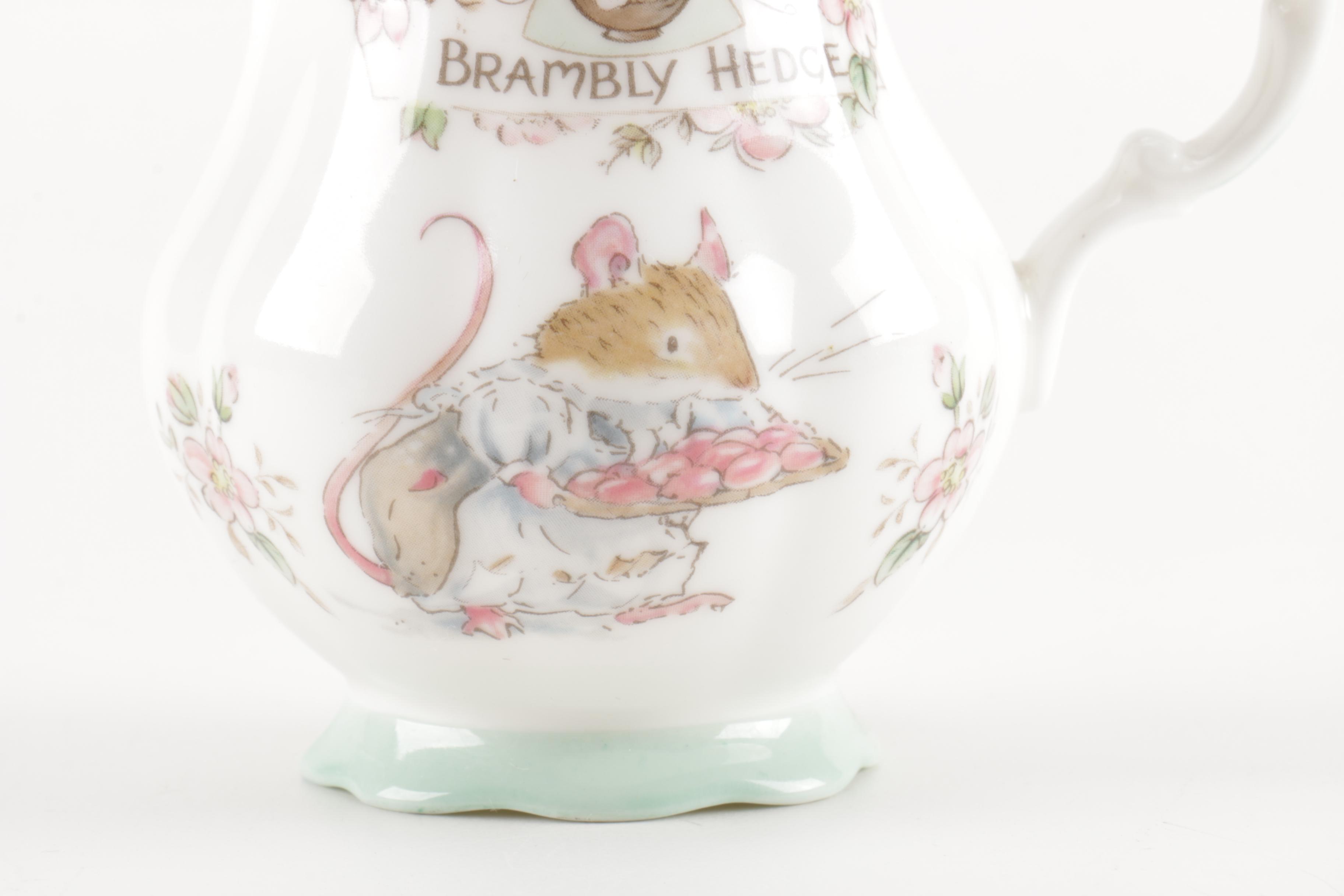 Royal Doulton "Brambly Hedge Tea Service" Creamer and Sugar Bowl