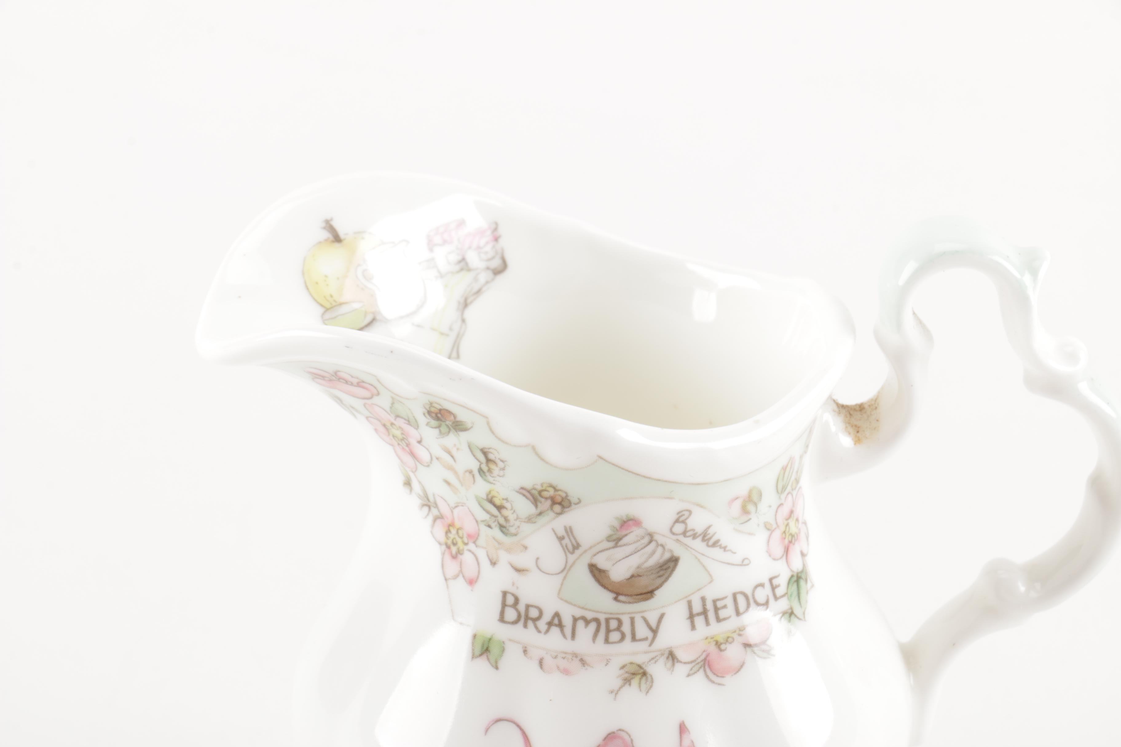 Royal Doulton "Brambly Hedge Tea Service" Creamer and Sugar Bowl