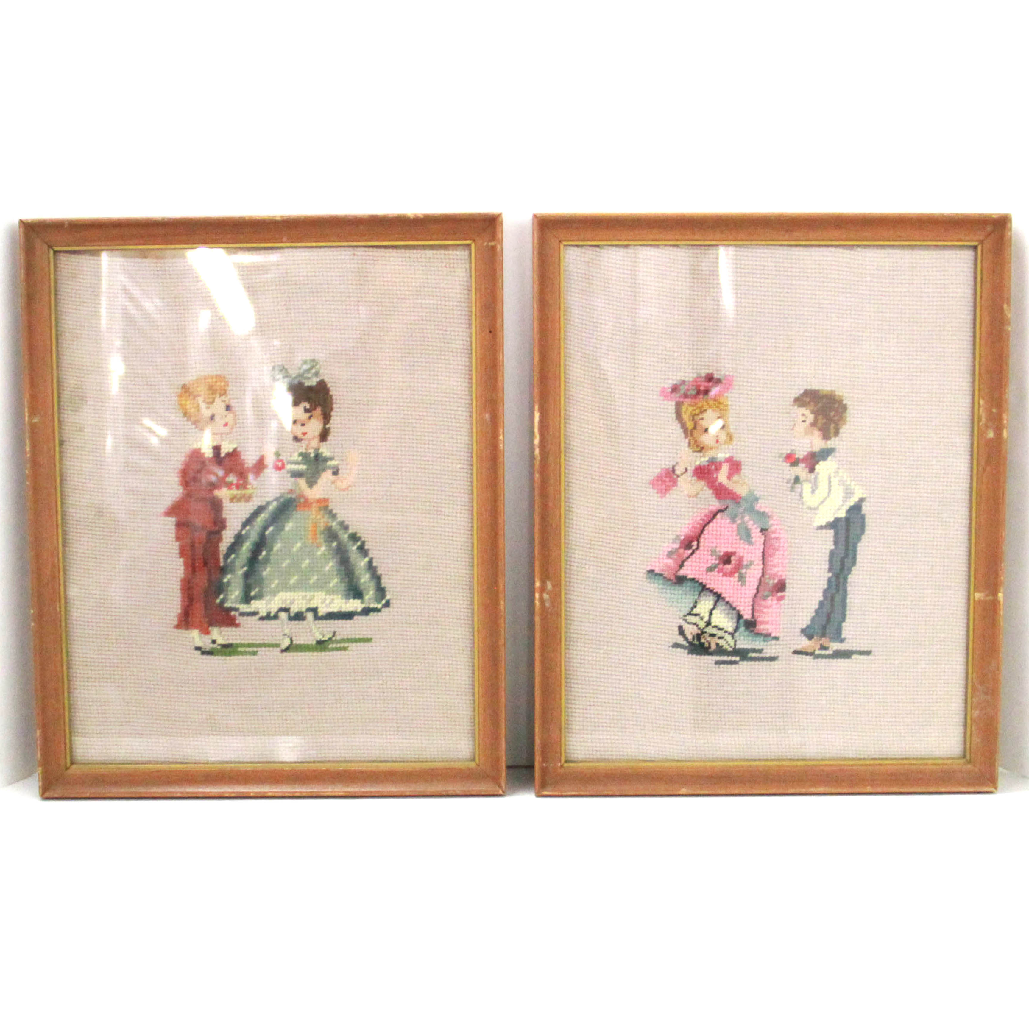 Vintage Framed Needlework