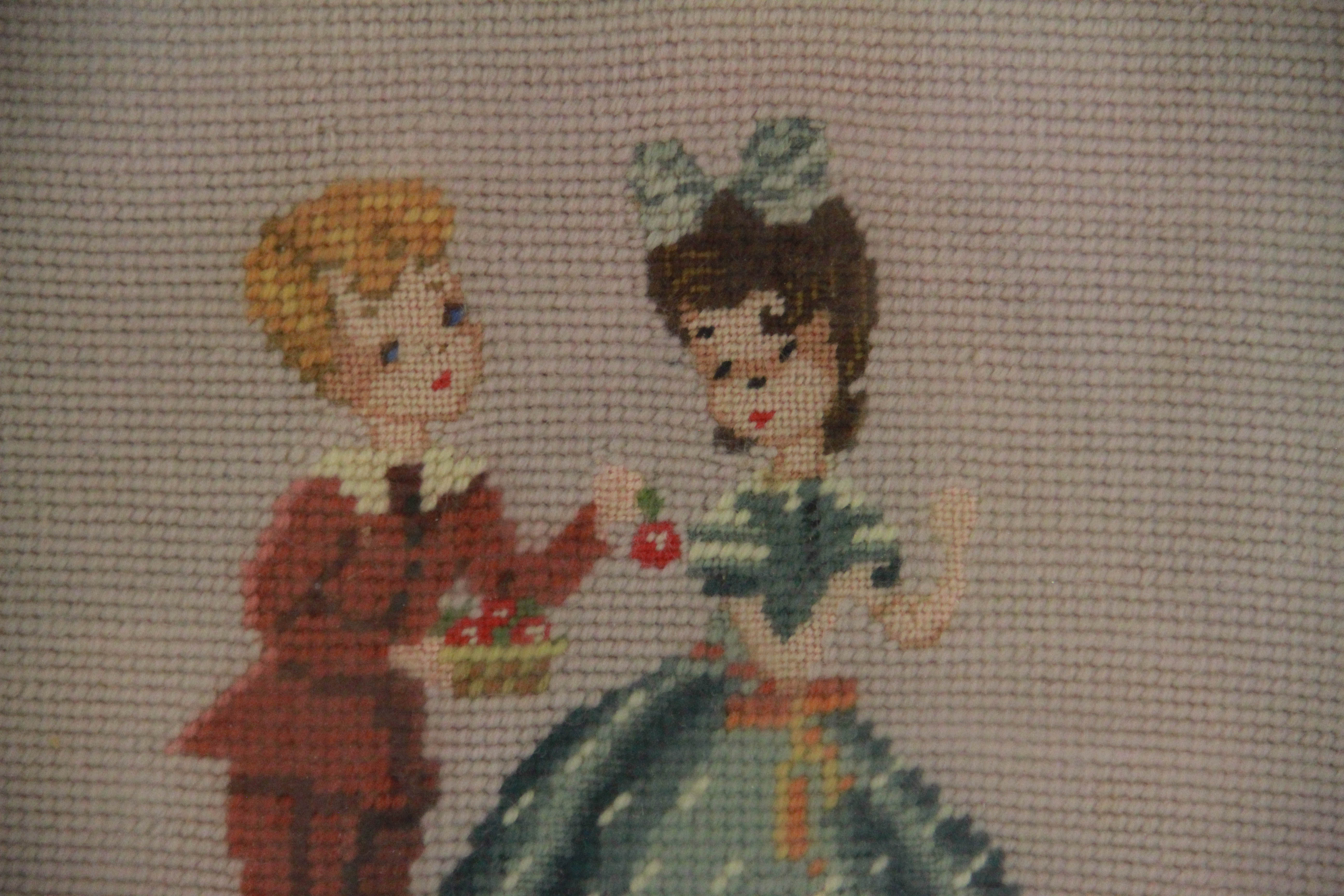 Vintage Framed Needlework