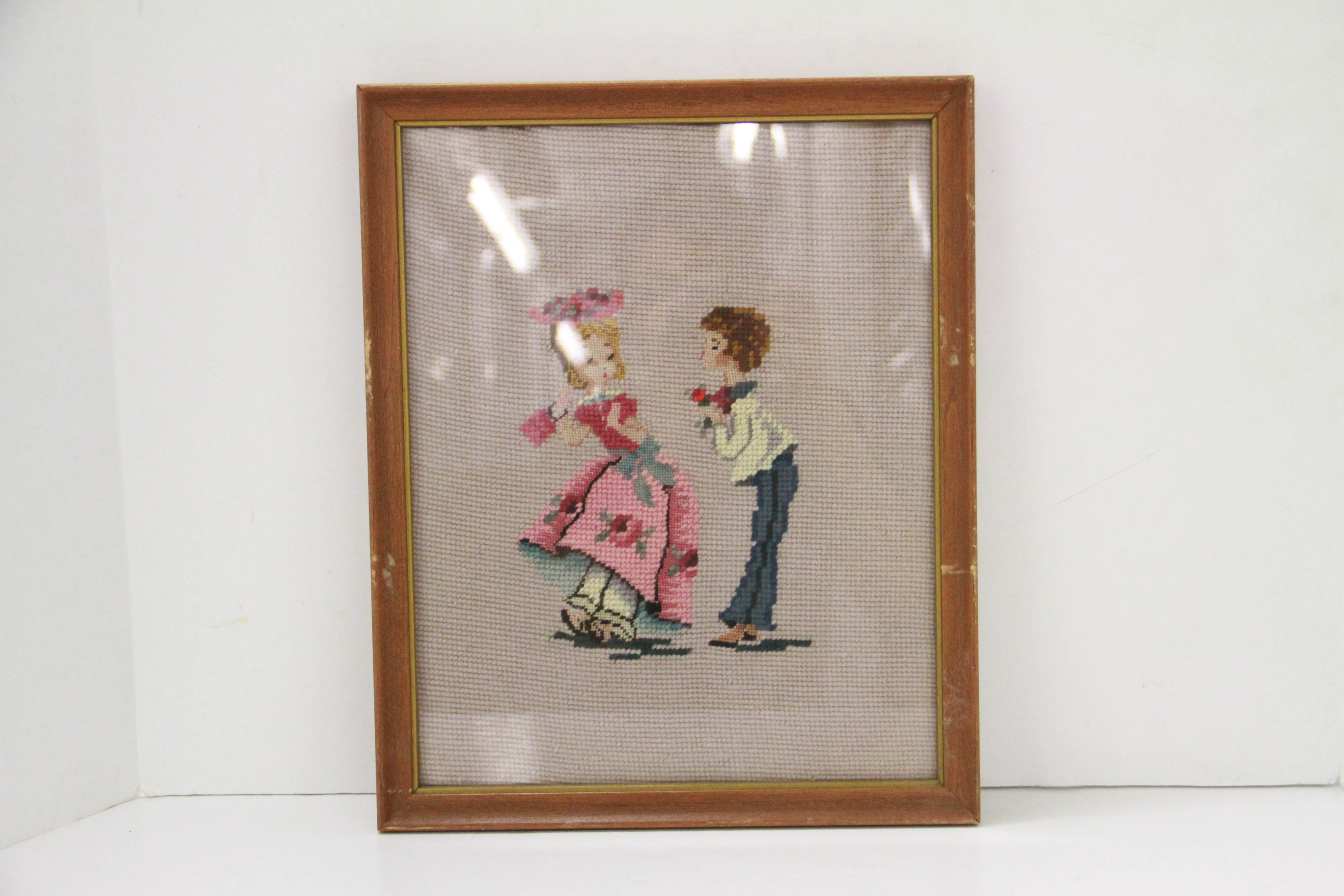 Vintage Framed Needlework