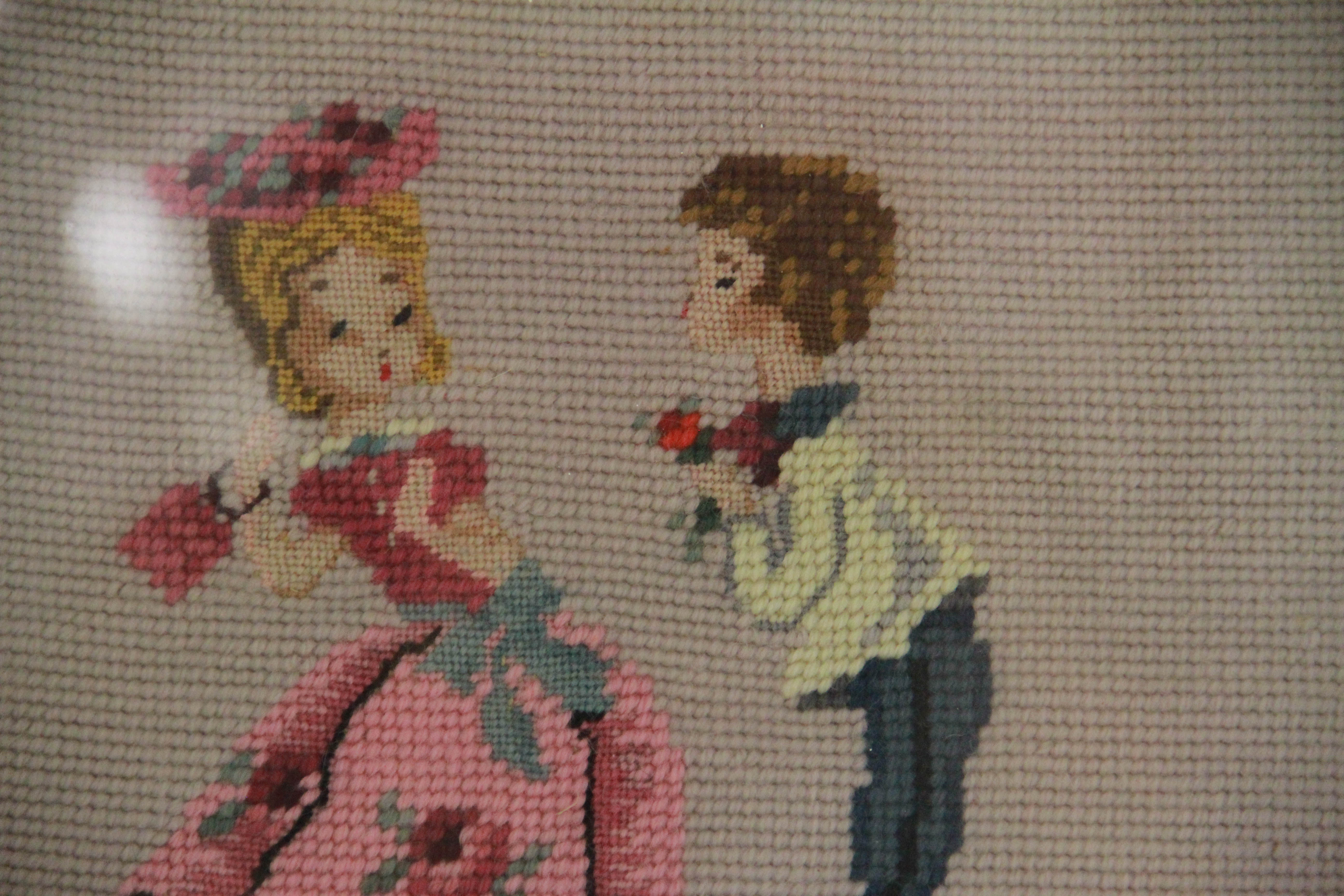 Vintage Framed Needlework