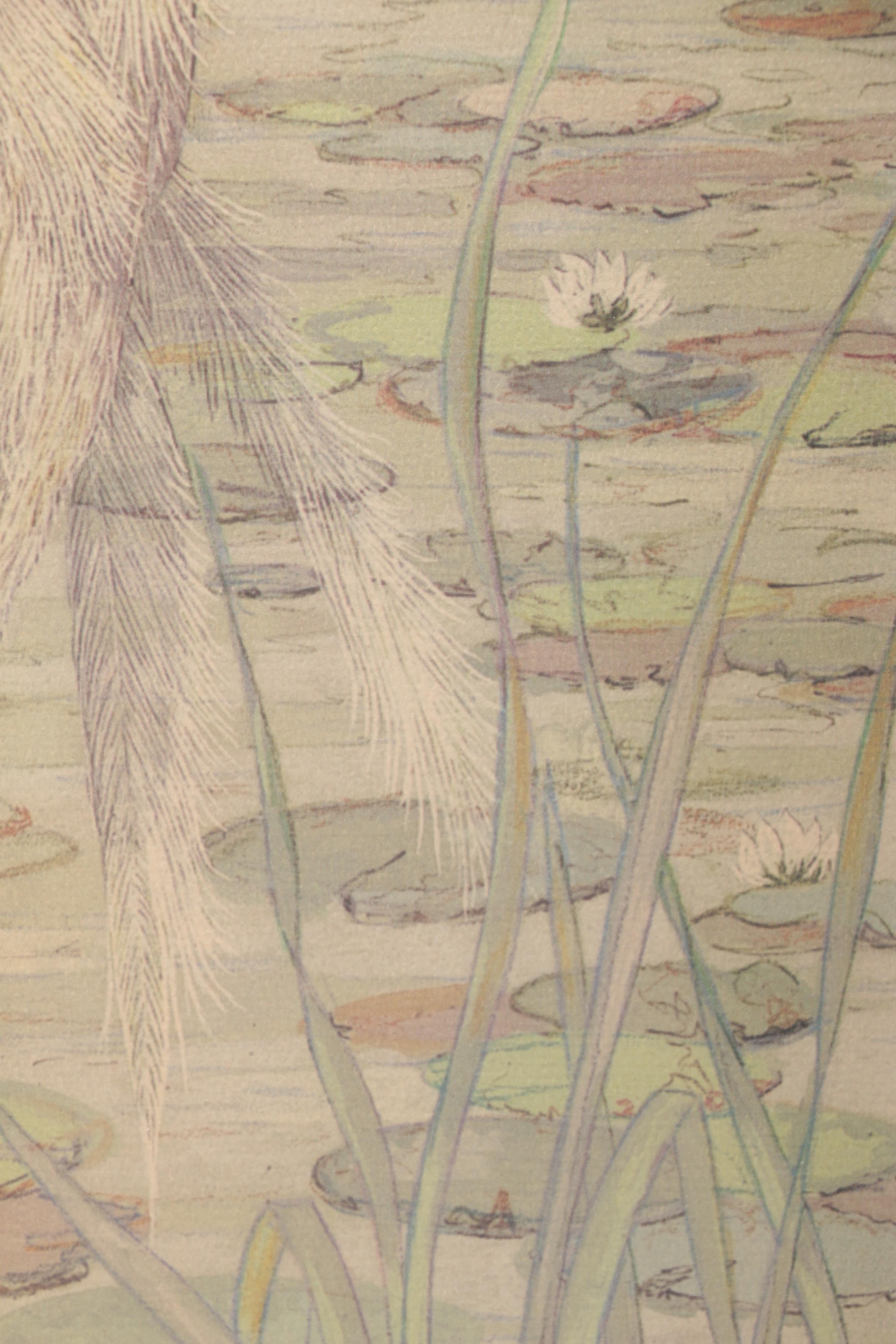 After Drane Christopher Offset Lithographs of Egrets