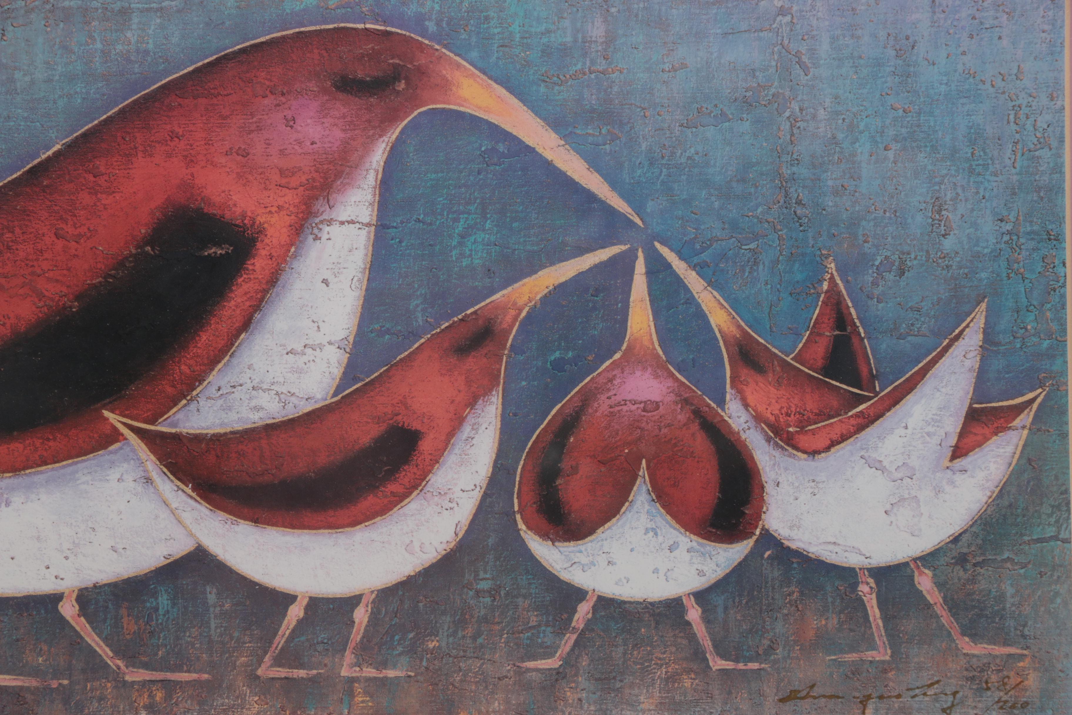 Hua-Yao Tung Limited Edition Offset Lithograph "Love"