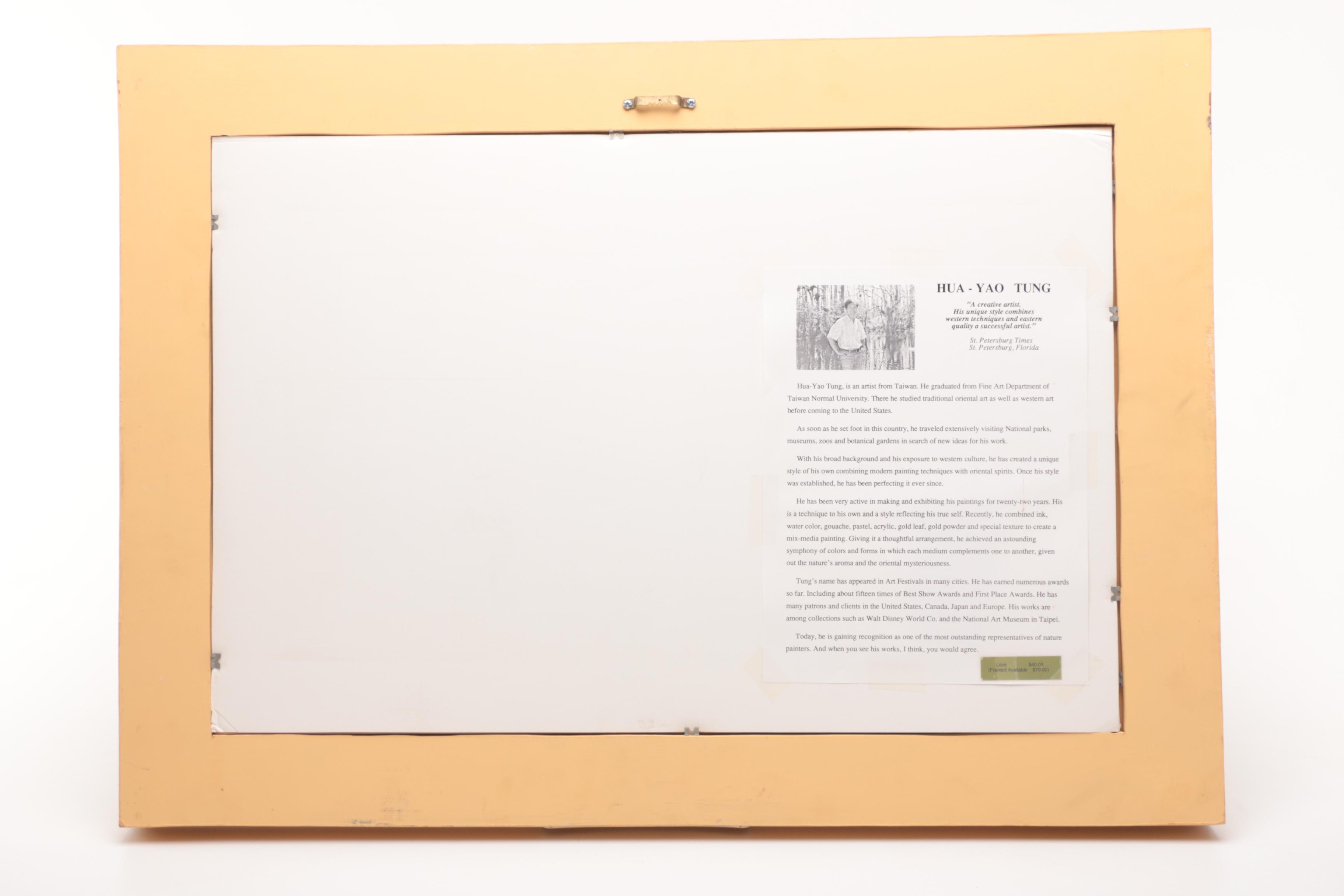 Hua-Yao Tung Limited Edition Offset Lithograph "Love"