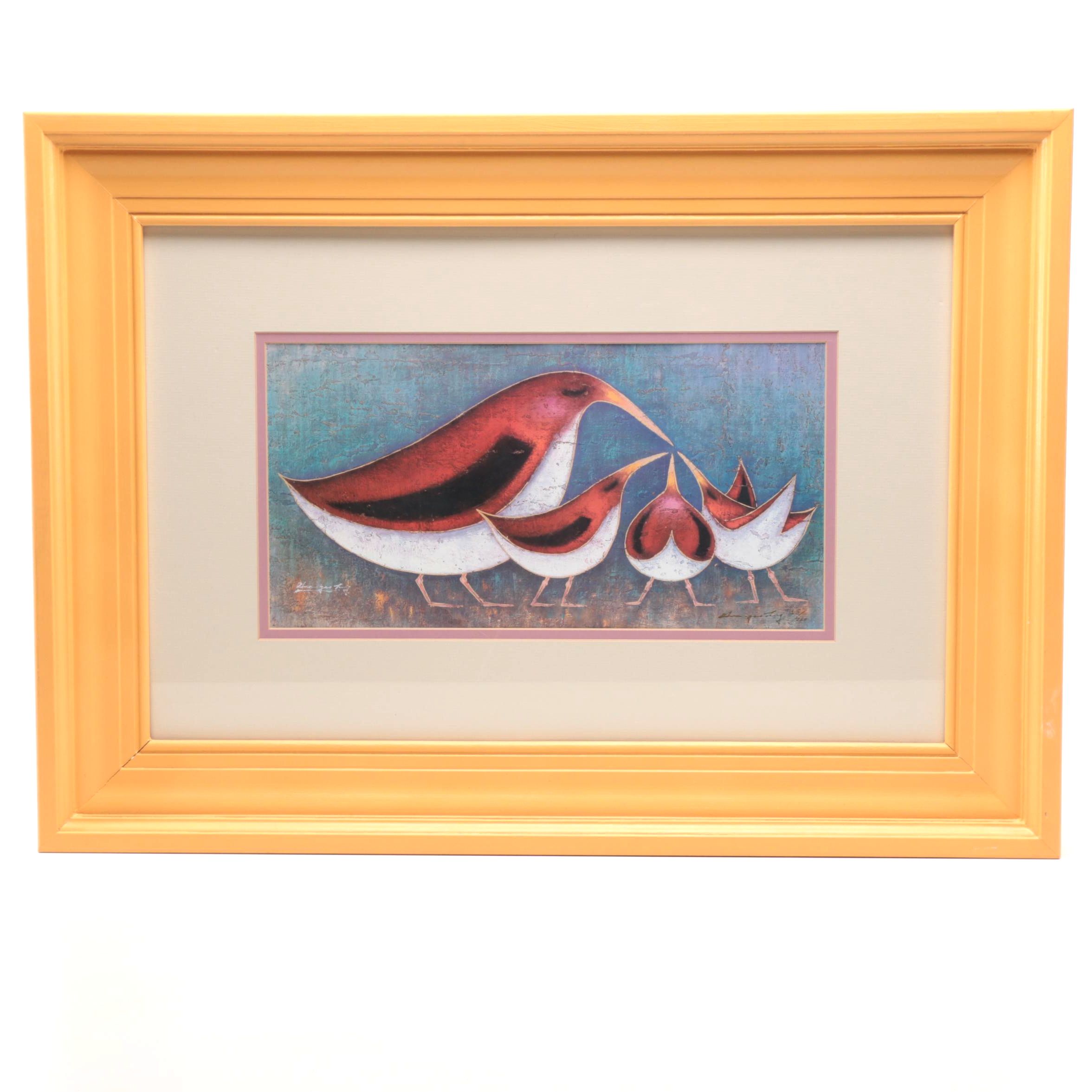 Hua-Yao Tung Limited Edition Offset Lithograph "Love"