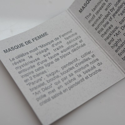 Lalique 10K Gold Plate Crystal Ring