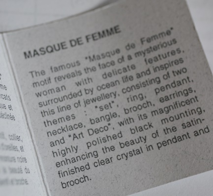 Lalique 10K Gold Plate Crystal Ring