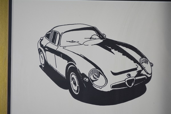 Randell Swann Race Car Lithographs