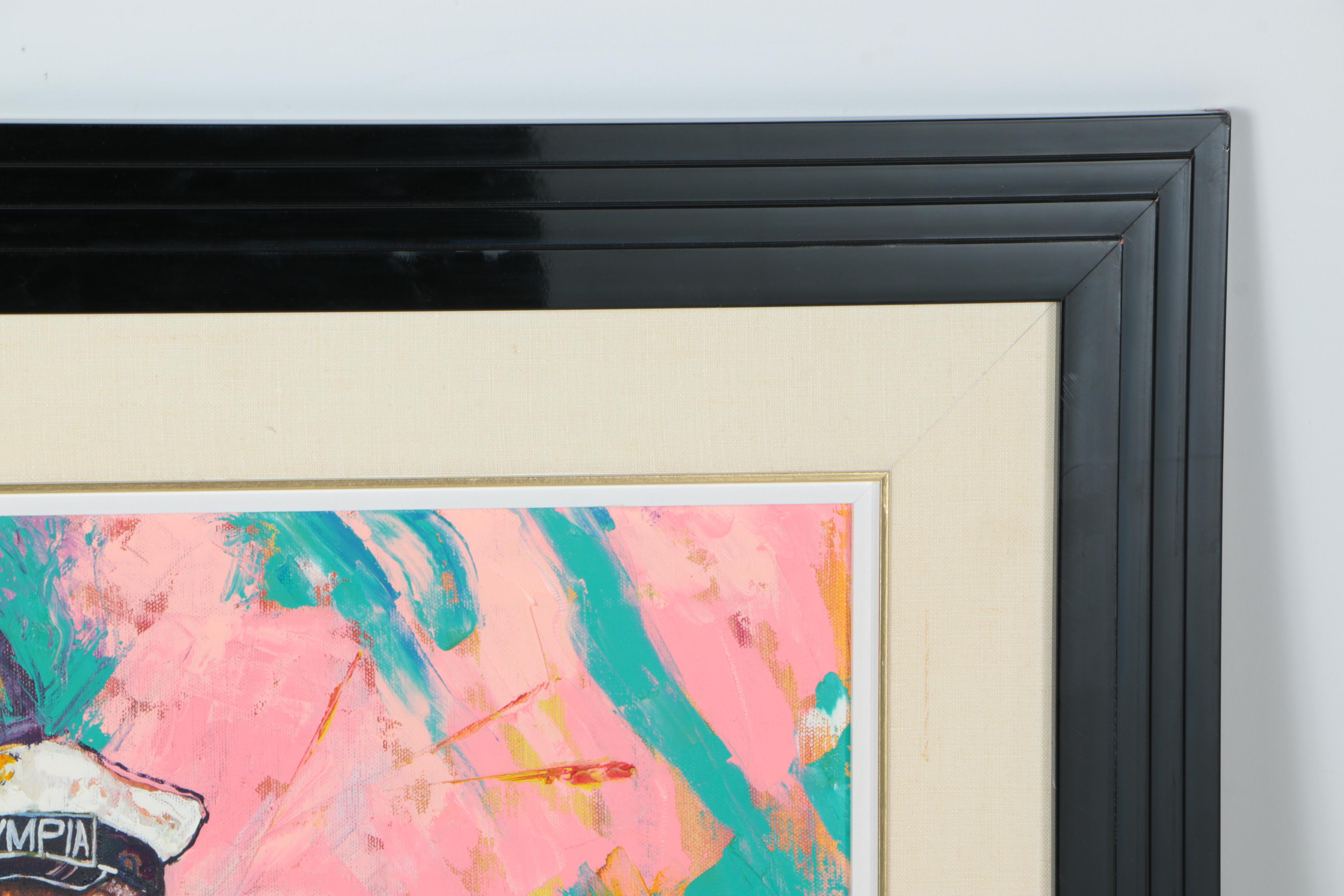 Ronald Fritkin Oil Painting on Canvas of Olympia Brass Band Members