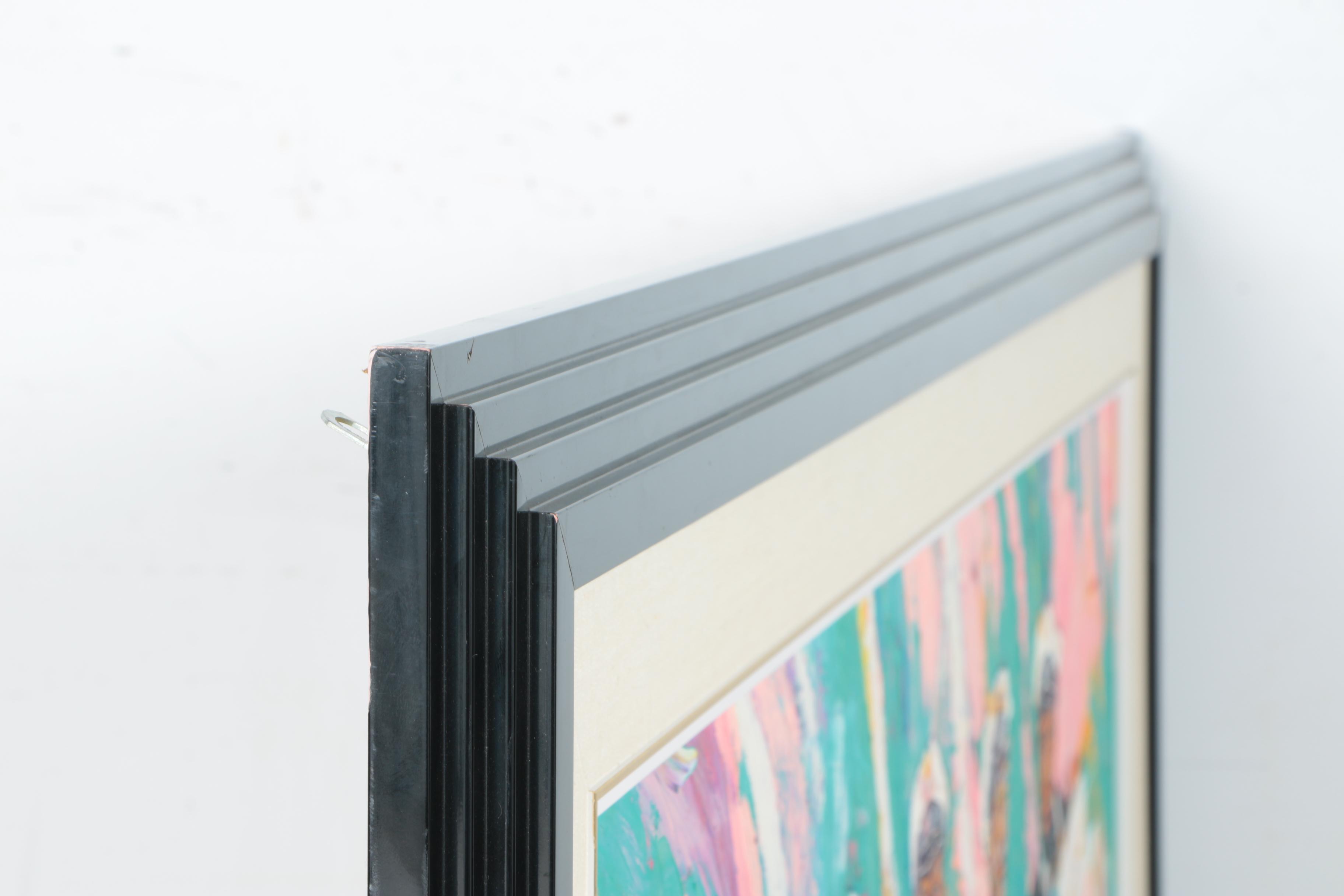 Ronald Fritkin Oil Painting on Canvas of Olympia Brass Band Members