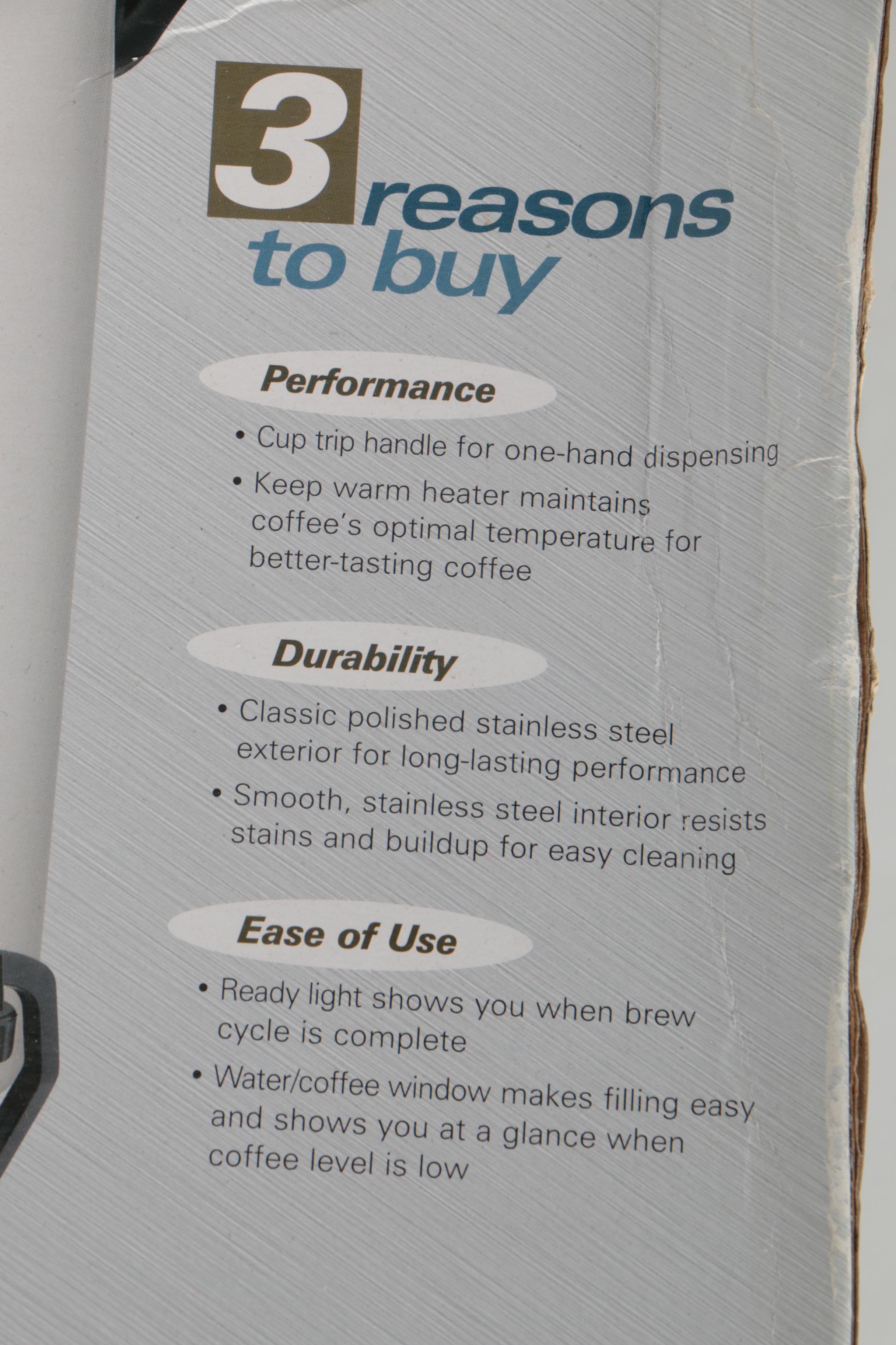 Hamilton Beach Commercial Stainless Steel Coffee Urn