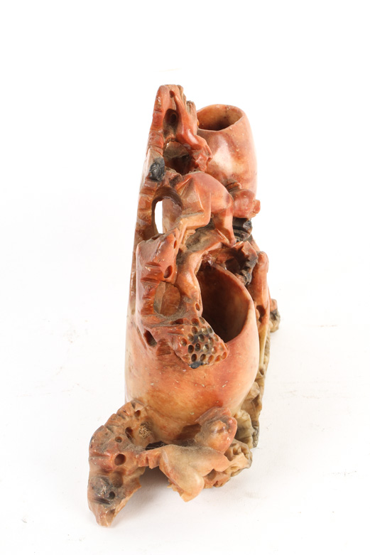 Animal-Themed Soapstone Carving