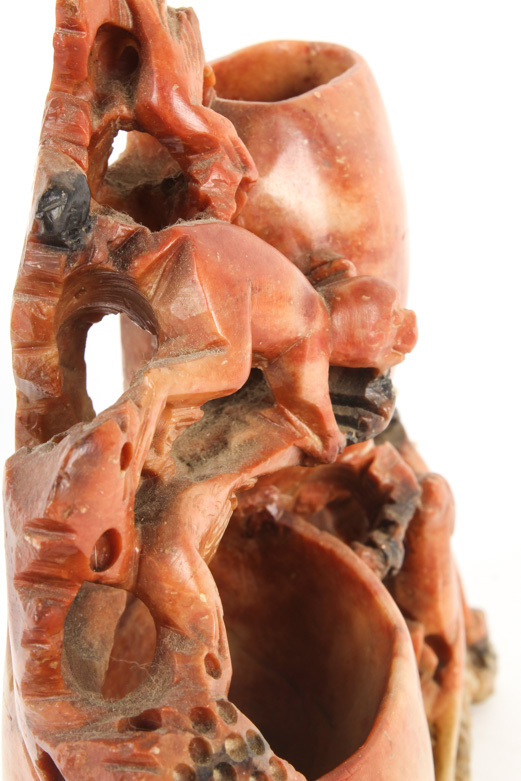 Animal-Themed Soapstone Carving